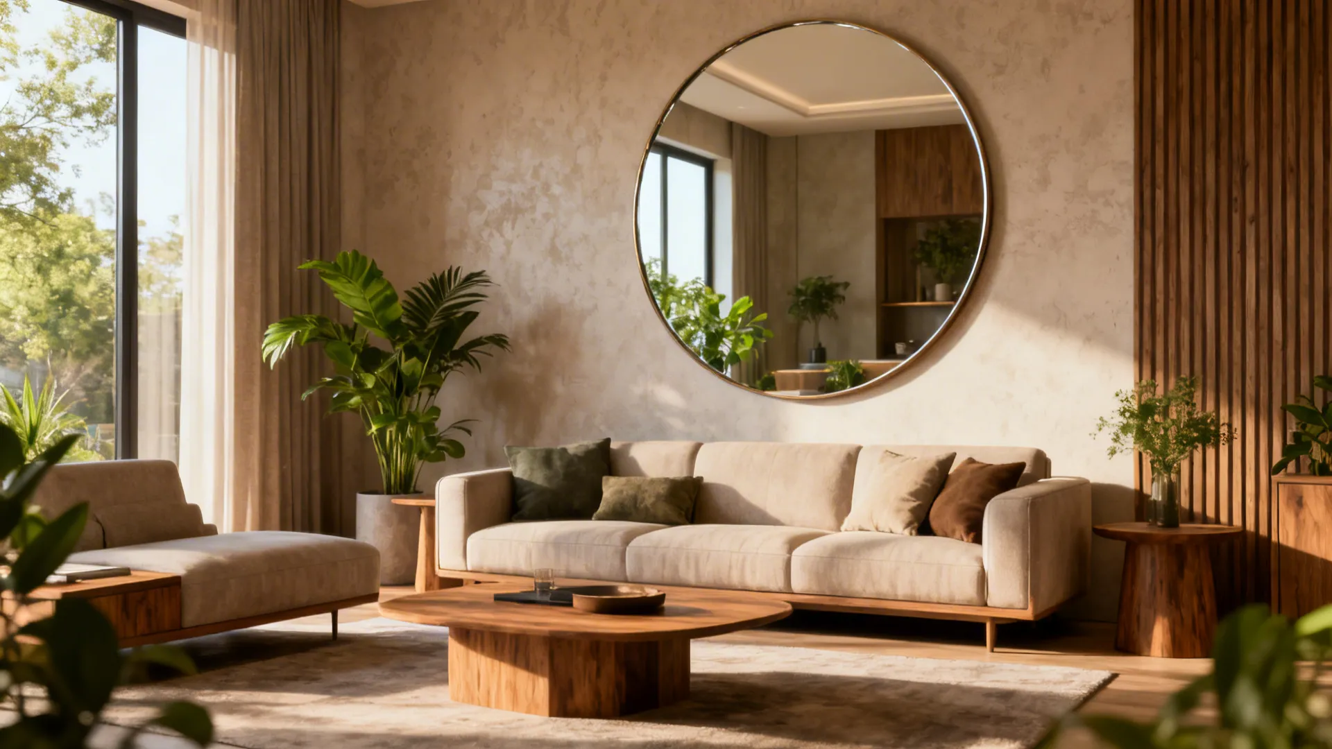 5 Modern Wall Mirror Designs for Living Rooms