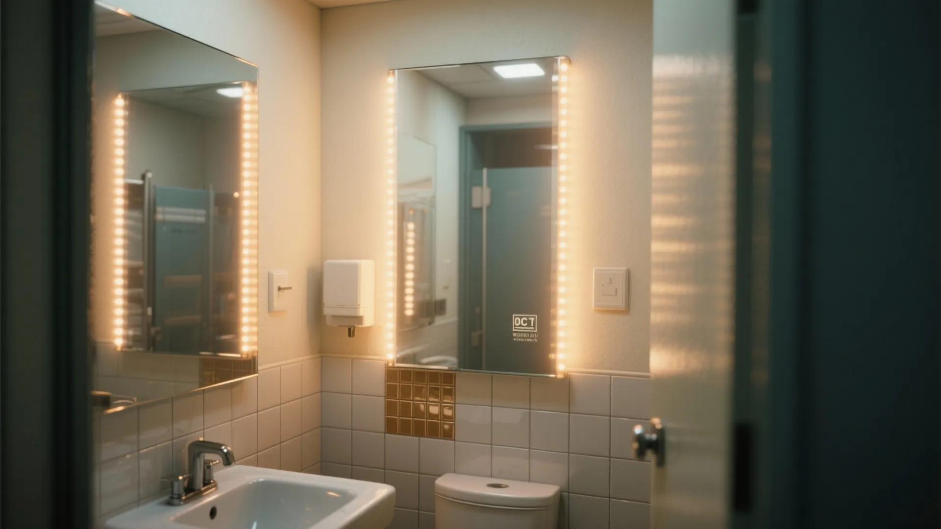 5. Mirrors, Light Strips & Color Tricks