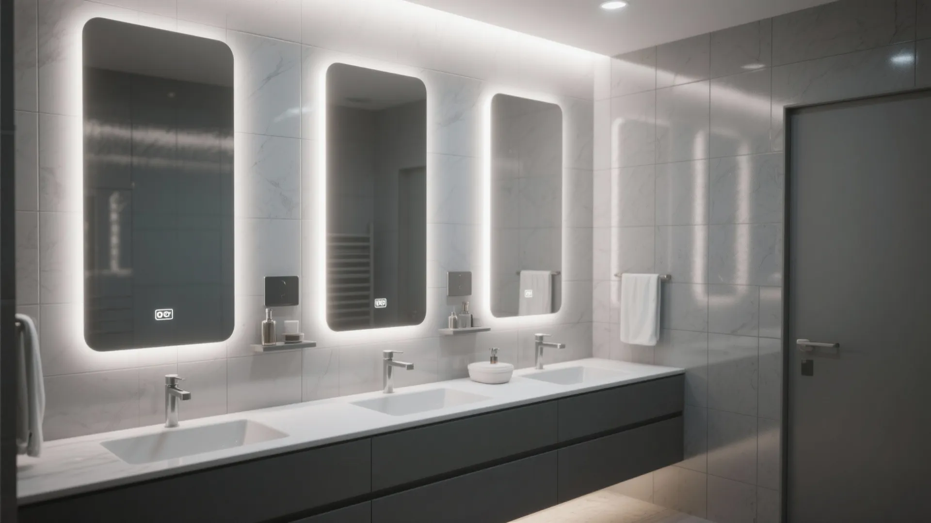 5. Add Mirrors and Integrated Lighting