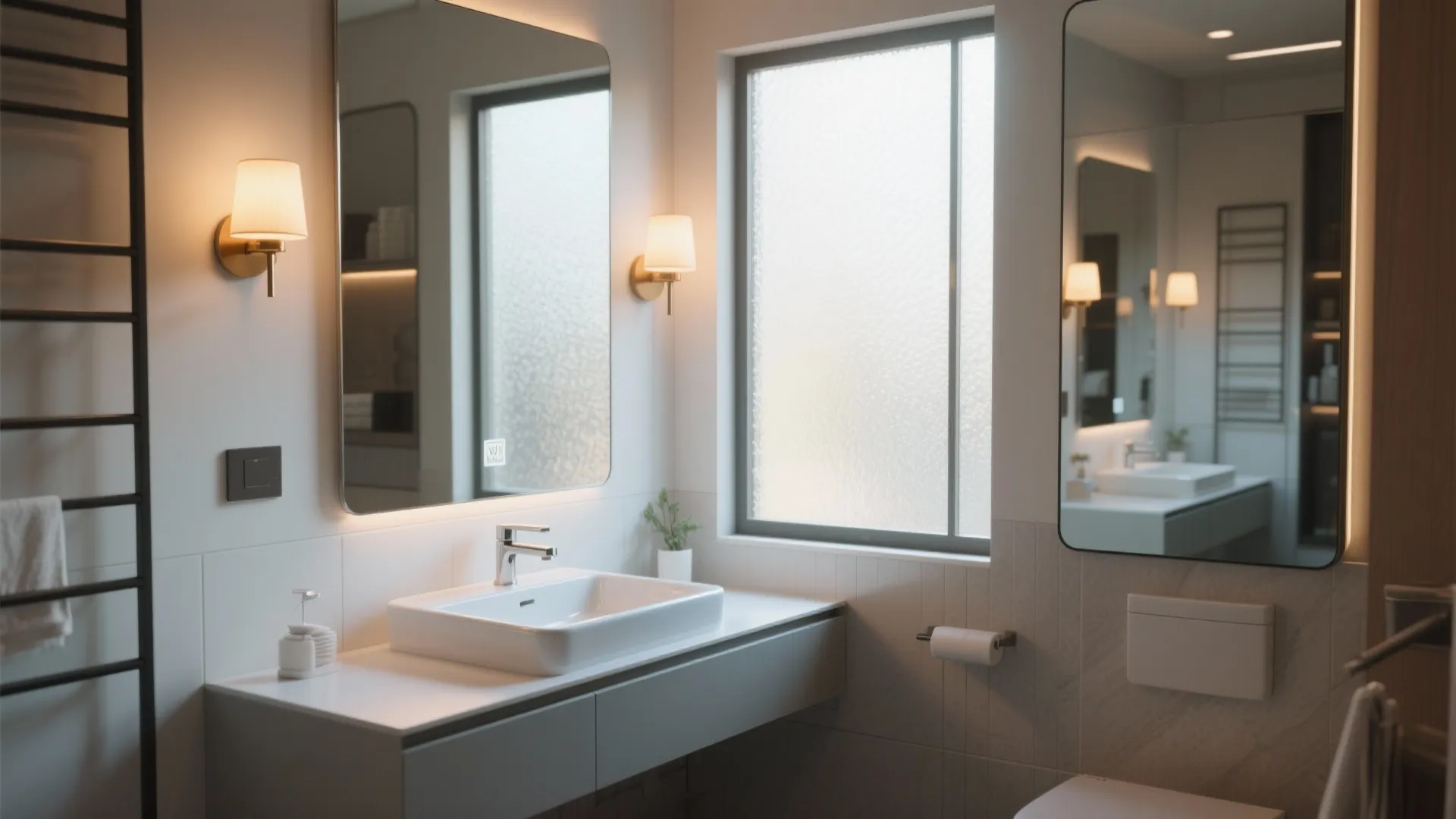 Mirrors, lighting and reflective tricks