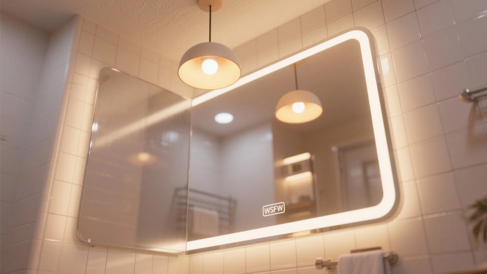 5. Thoughtful mirrors, lighting, and colors