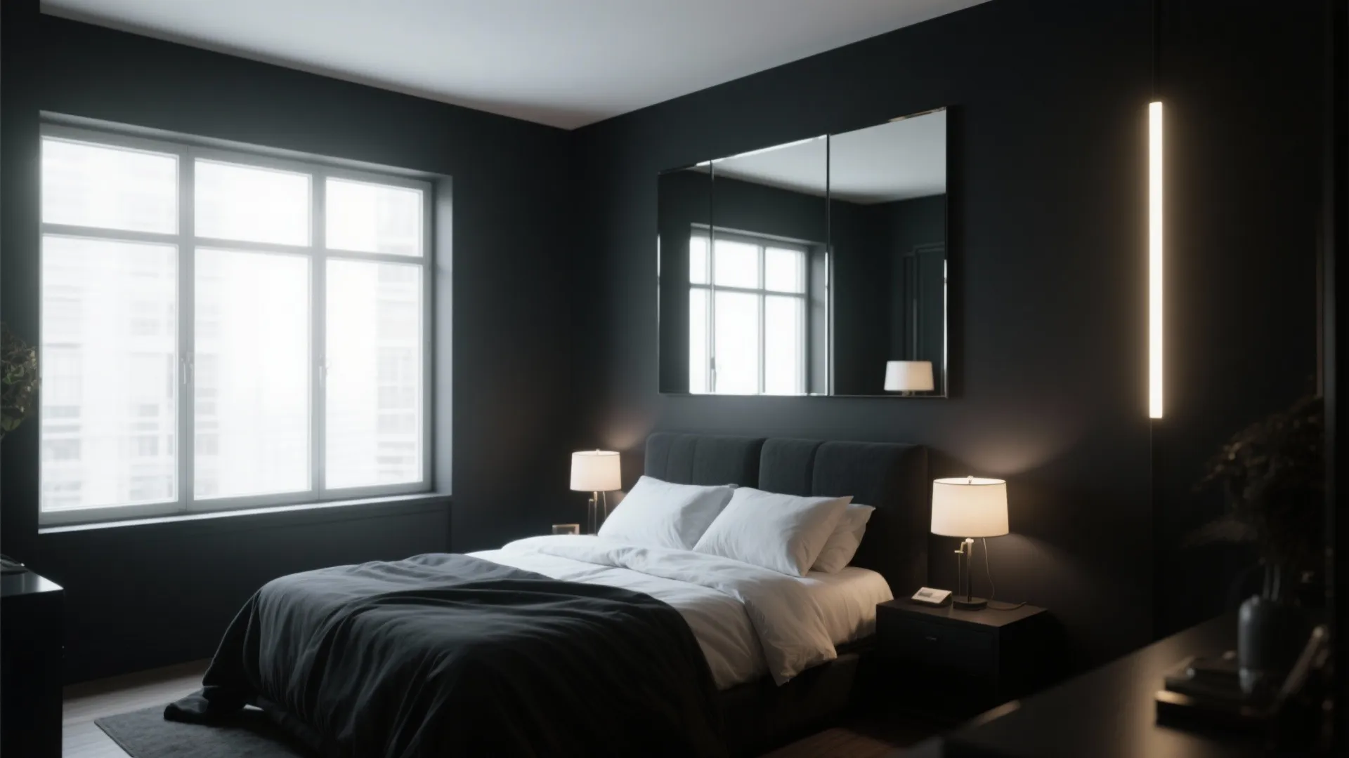 4. Smart Lighting and Mirrors to Expand Space