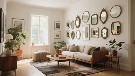 5 Mirror Wall Art Ideas for Small Living Rooms