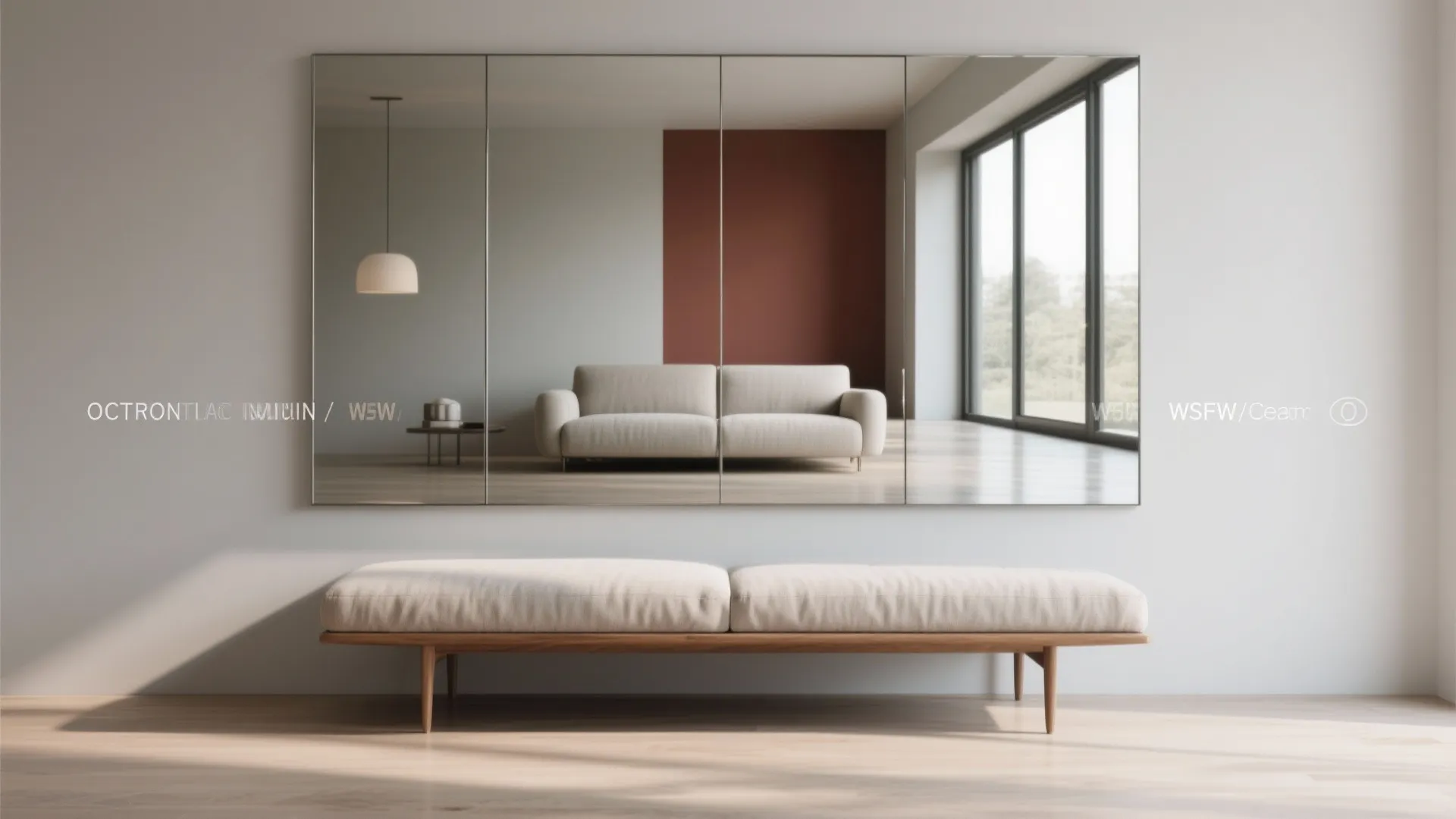 4. Use mirrors, low-profile seating, and a restrained palette