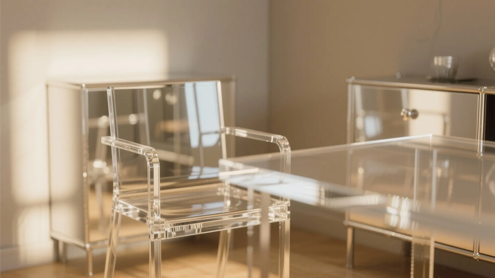 5. Transparent and reflective elements: glass, mirrors, and lucite