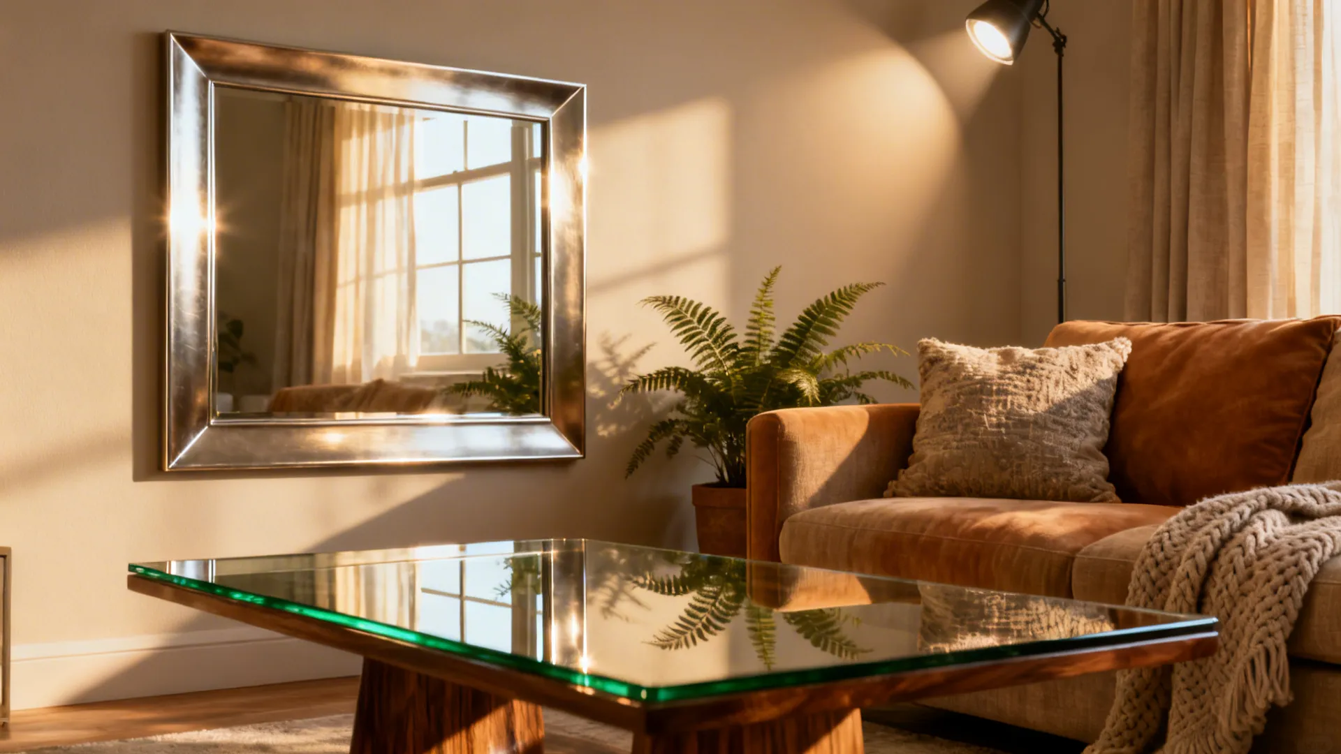 5. Embrace mirrors and reflective materials