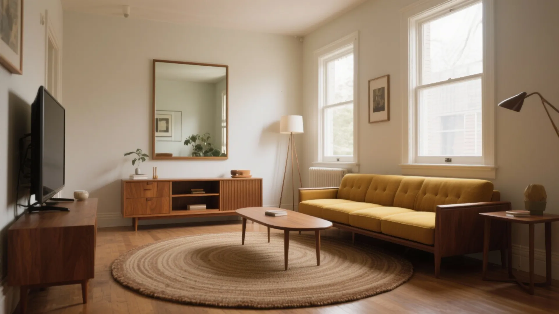 5. Mirrors, rugs, and scale tricks