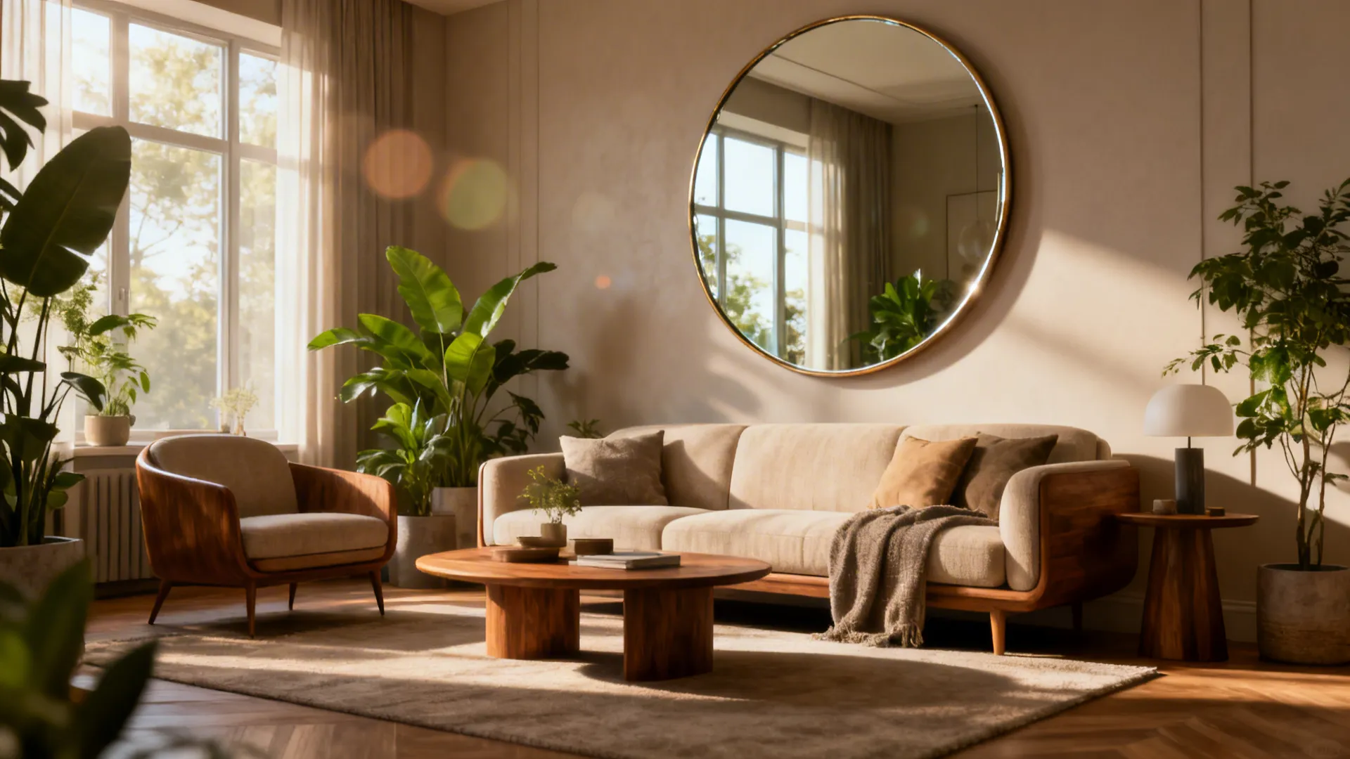 5 Living Room Wall Mirror Ideas