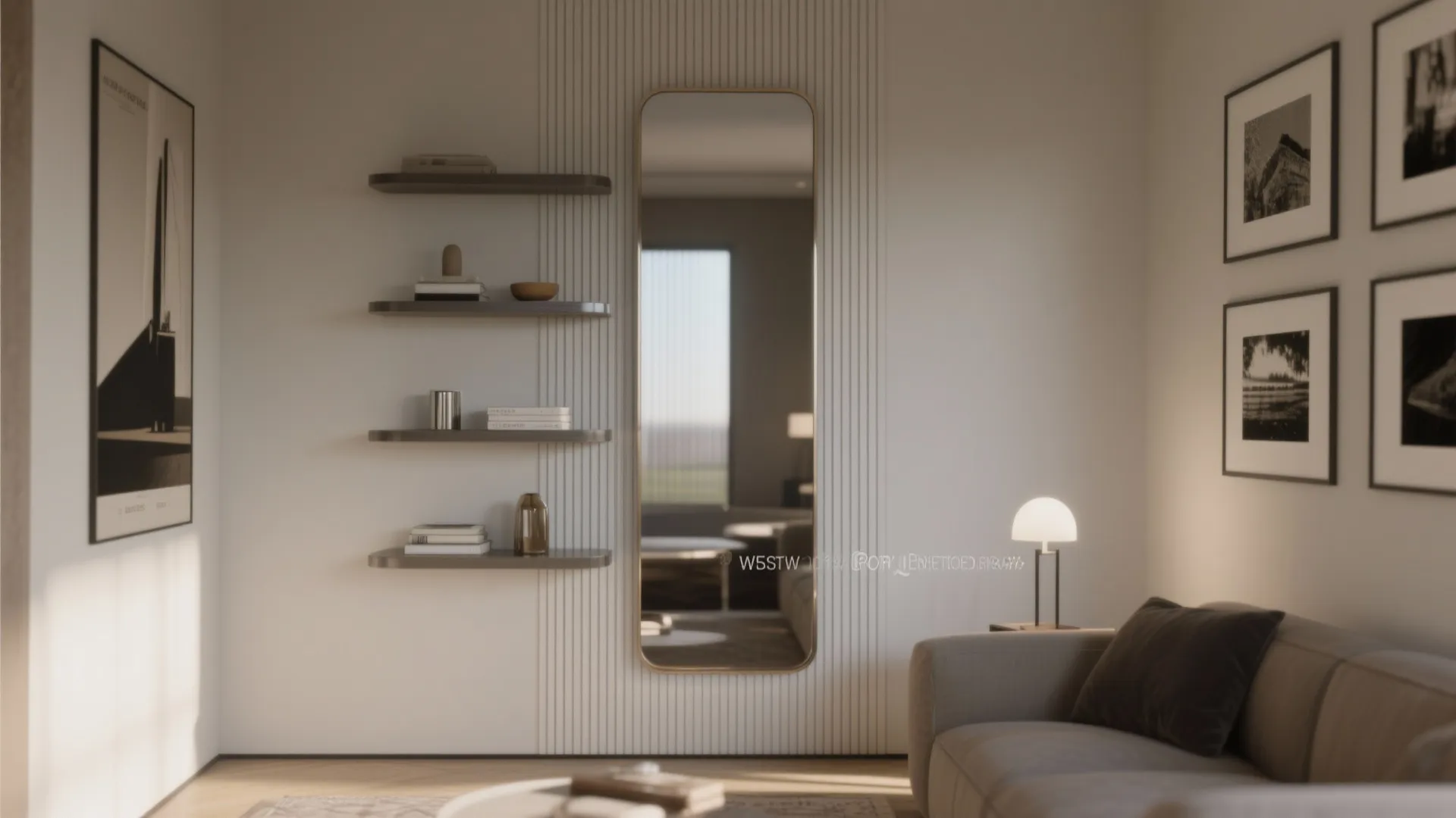 Mirrors, glazing and vertical focus