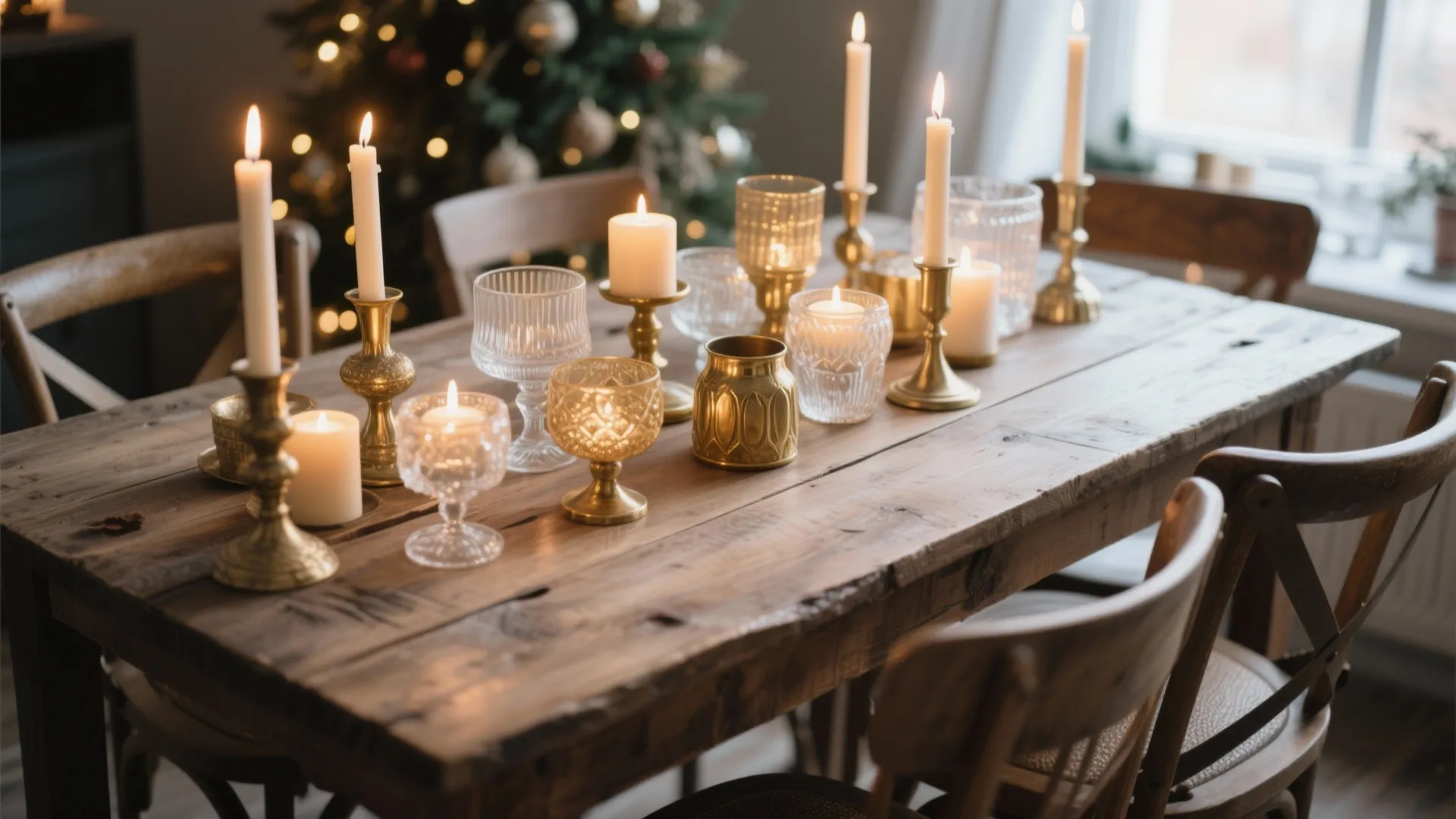 3. Mismatched Candle Holders
