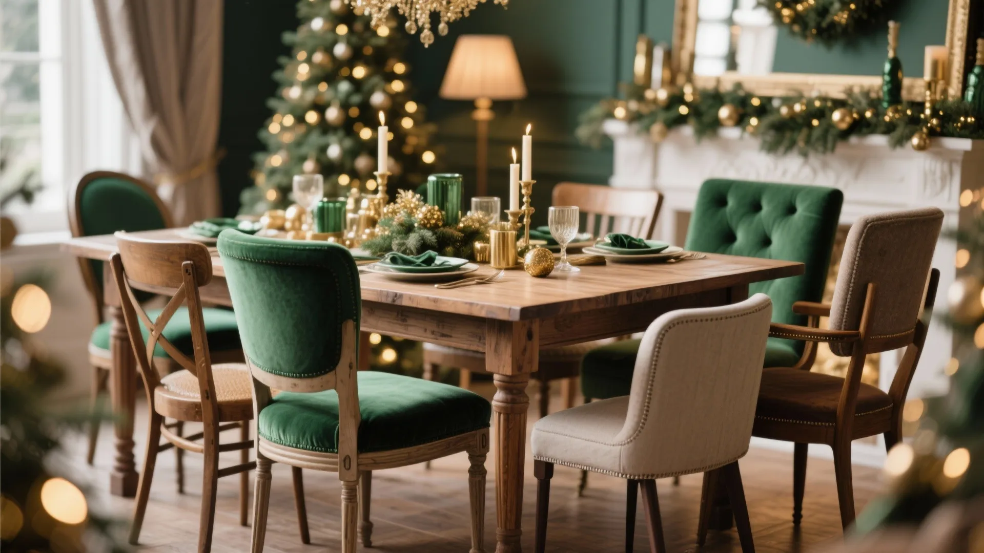 6. Mismatched Chairs