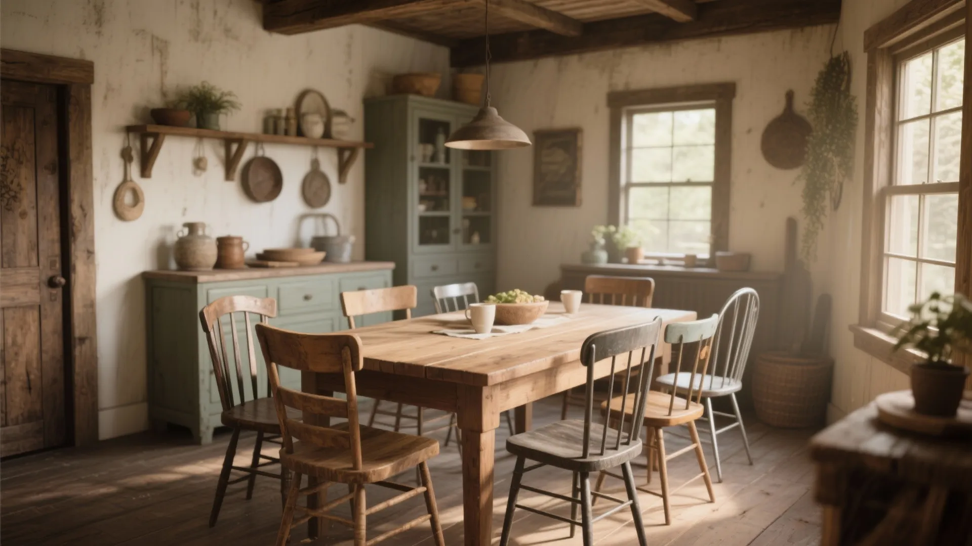 2. Mismatched Chairs