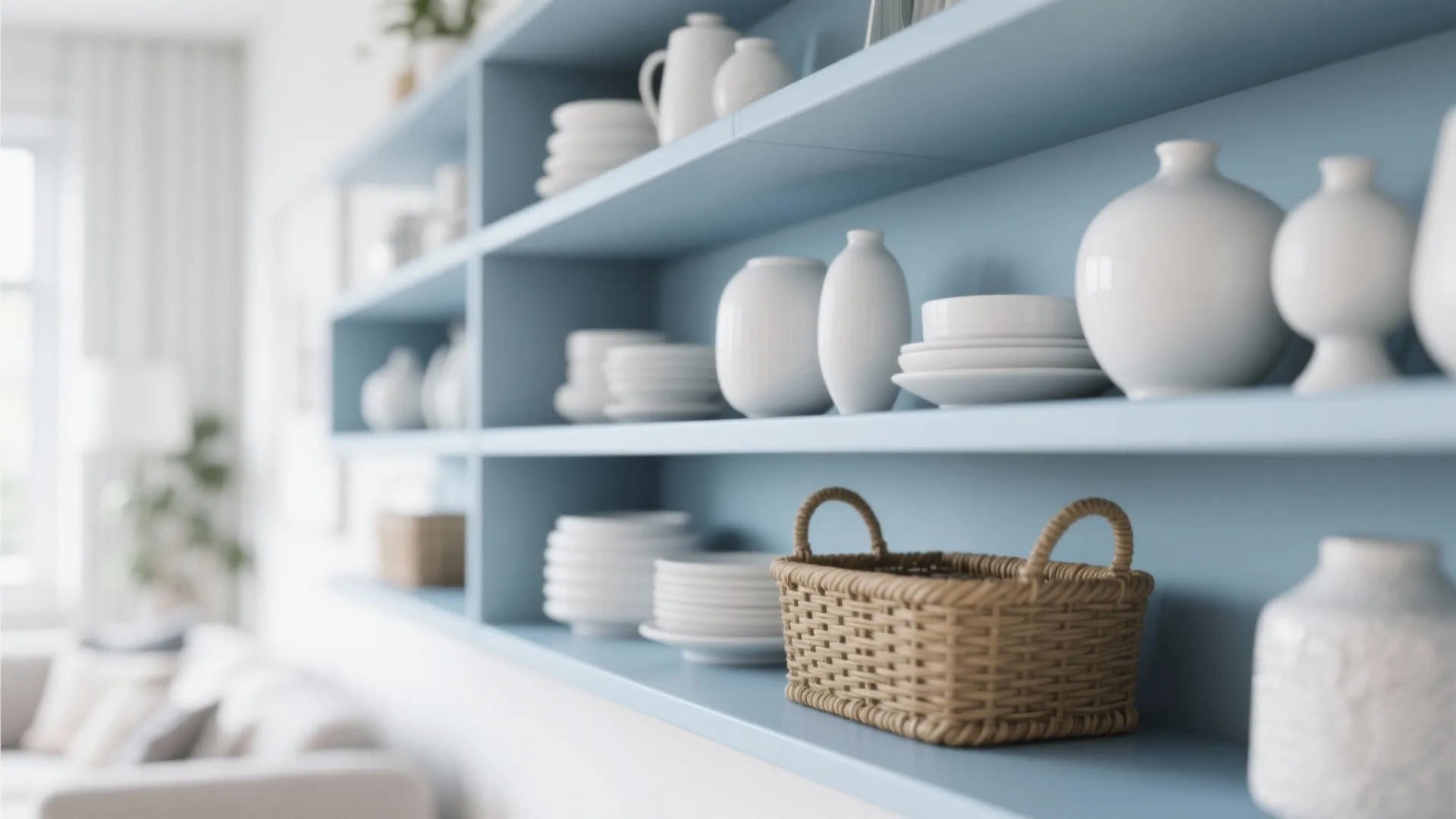 3. Misty Blue Accents