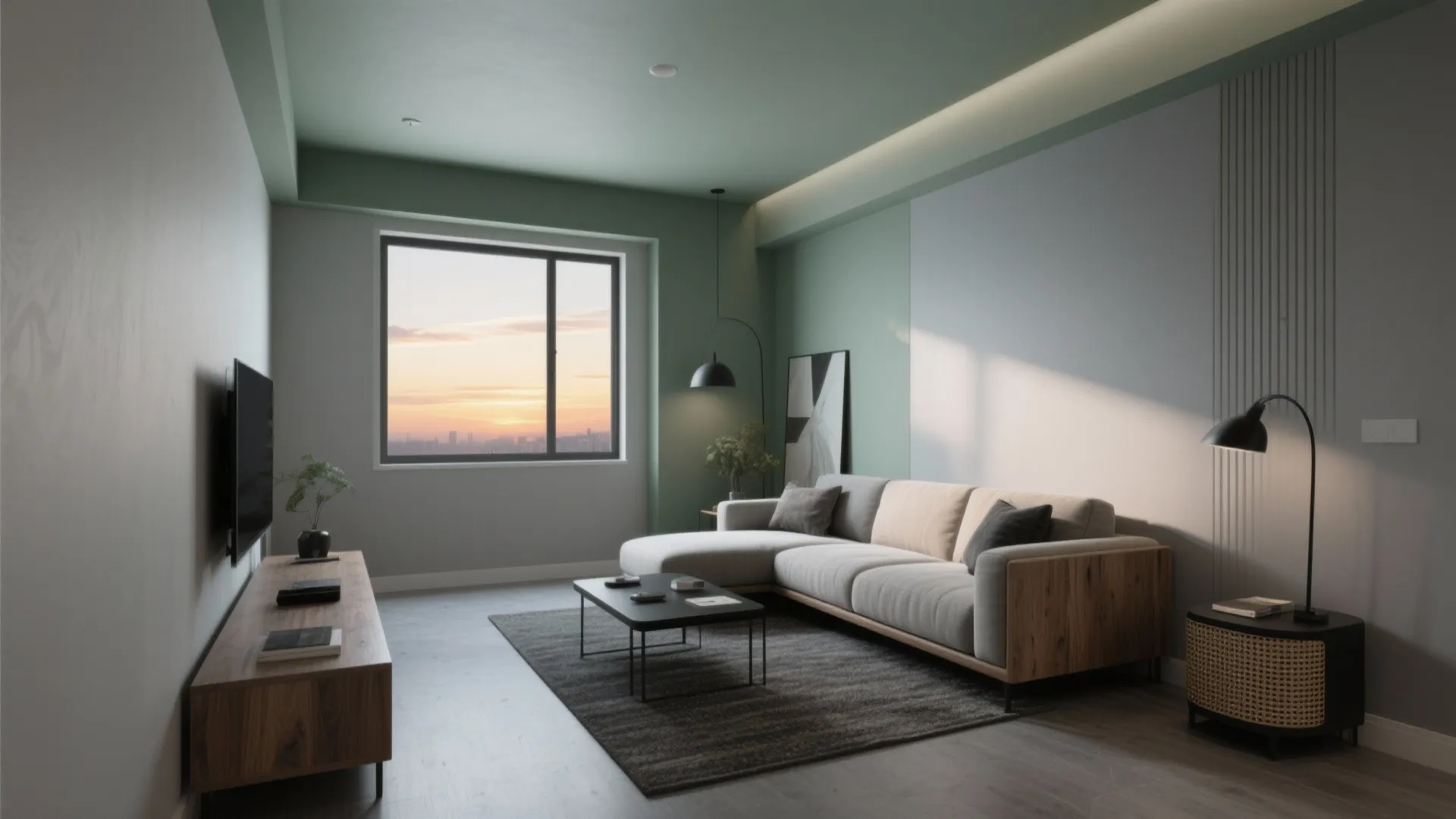 2) Misty Grays and Greige for Balanced Light