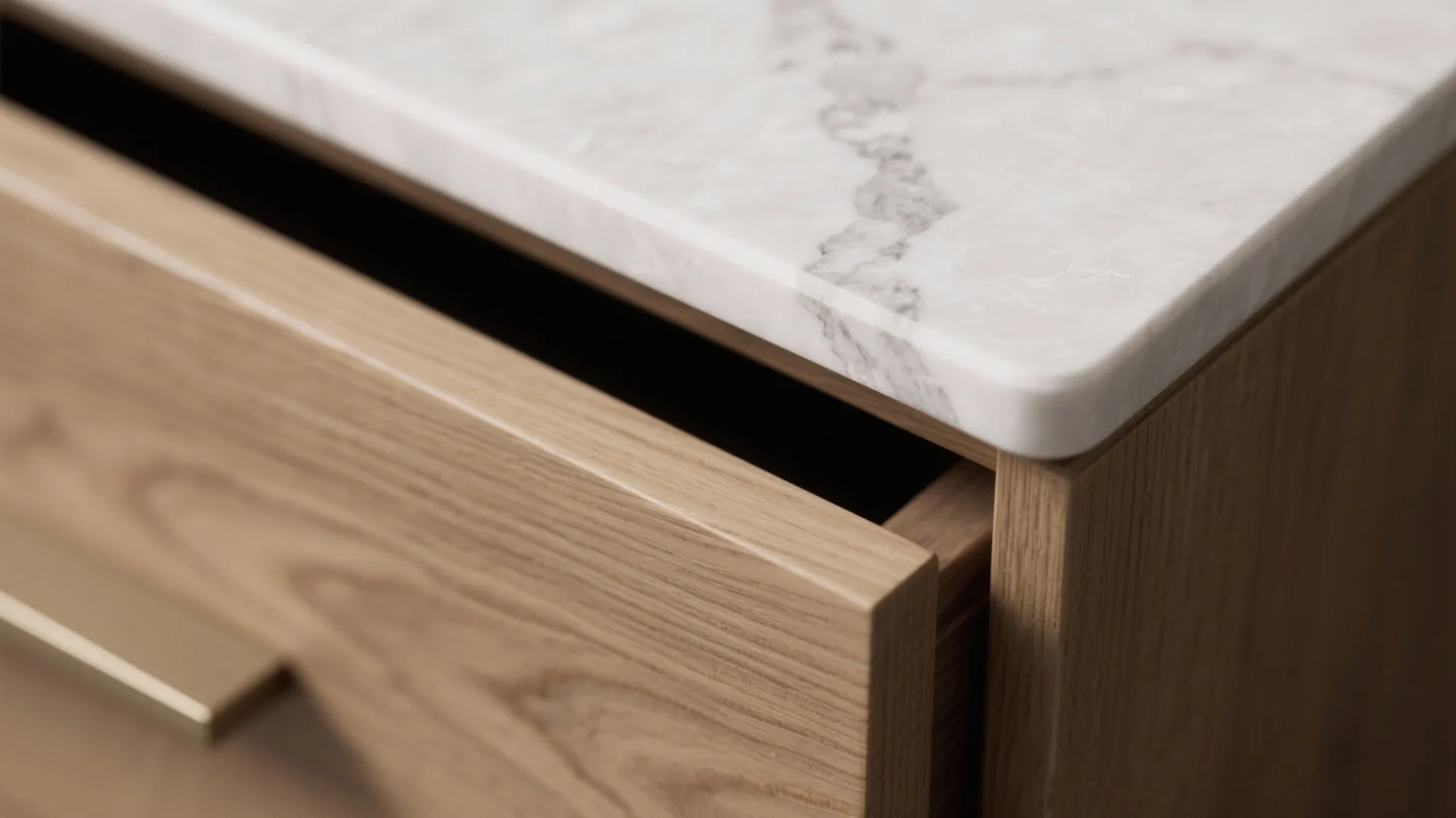 Warm Wood Meets Durable Stone