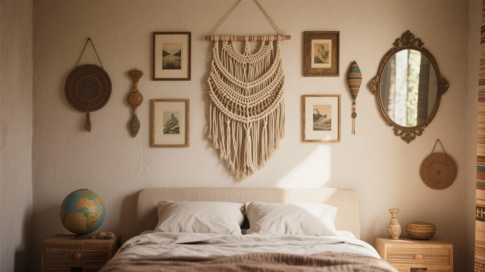 5. Mix artwork and global finds with restraint