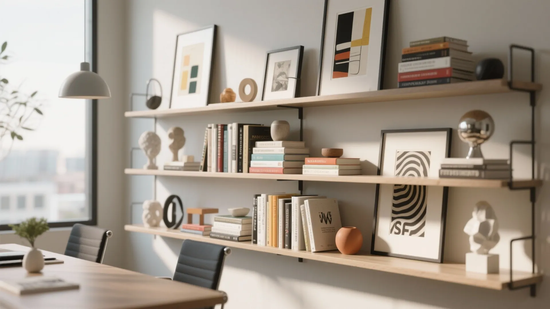 1. Mix Books with Art