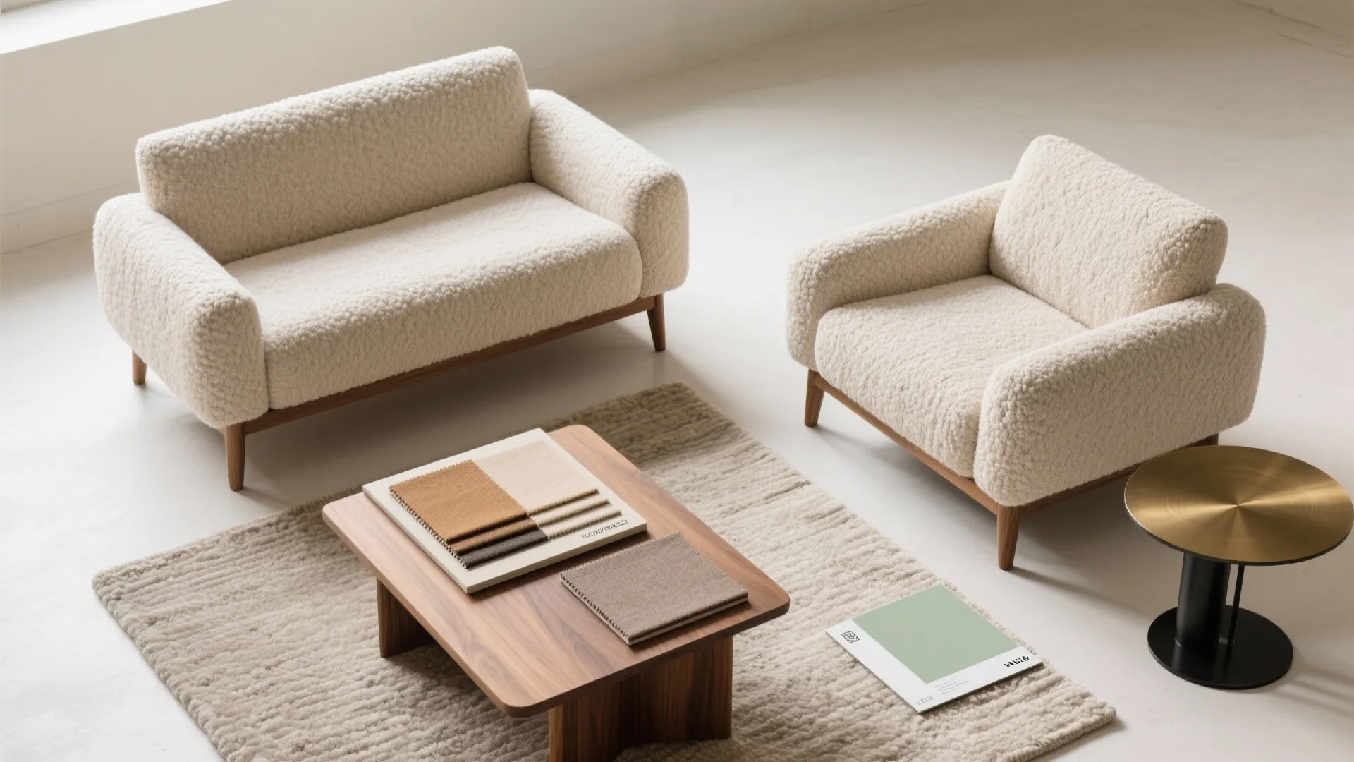 Mix sizes and finishes to keep it light