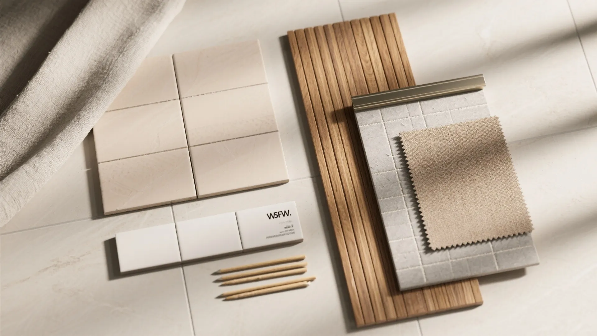 Tile + Wood Mix for Warmth and Balance