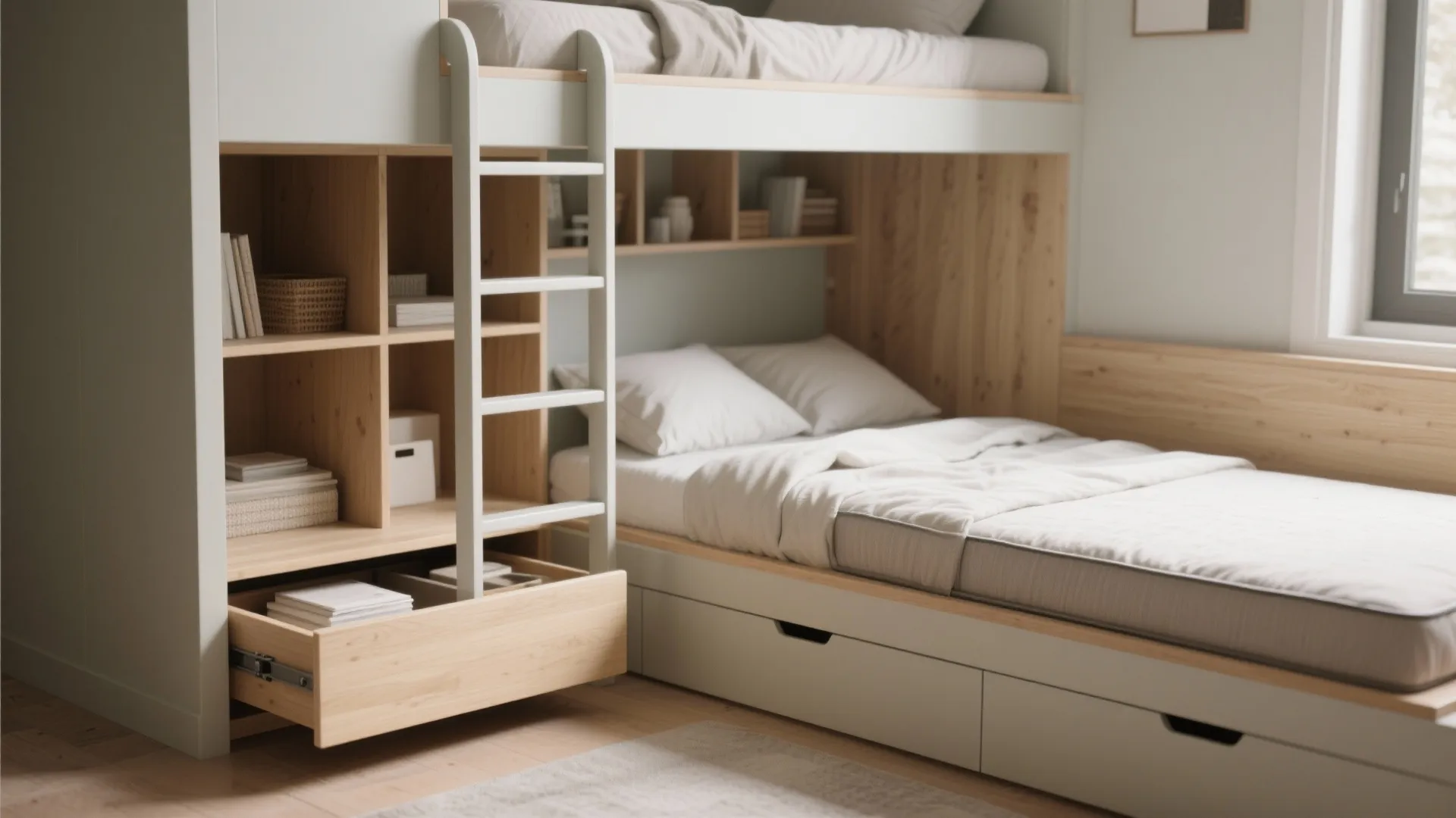 5. Mix heights, mix storage