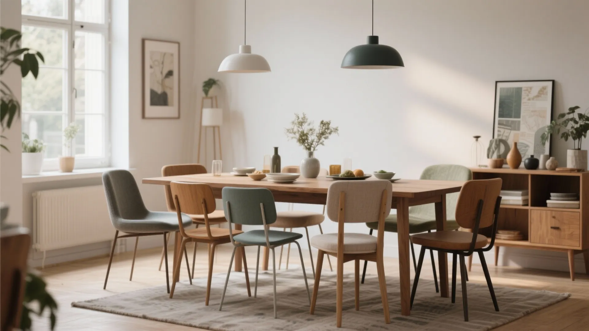 4. Mix-and-Match Chairs