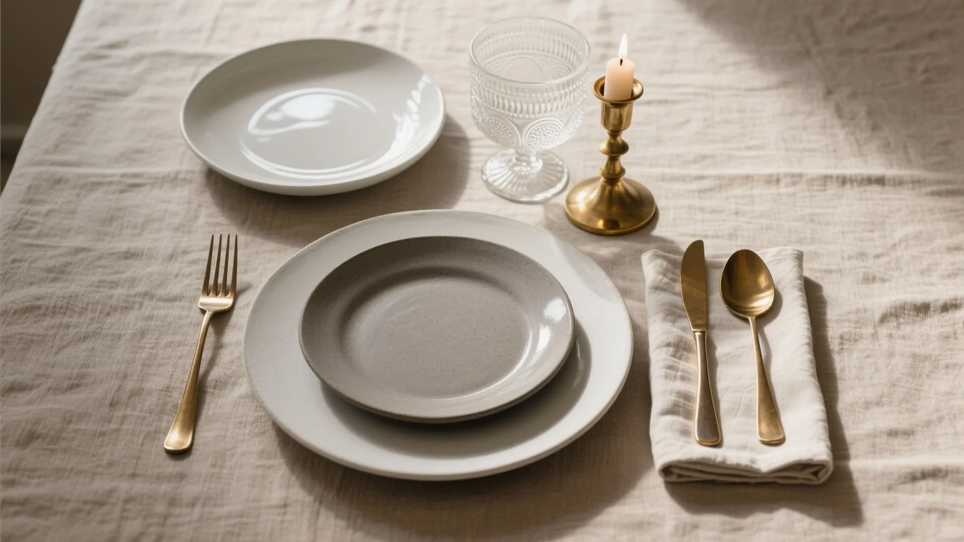 Curated Mix-and-Match: Plates, Glassware, and Metals