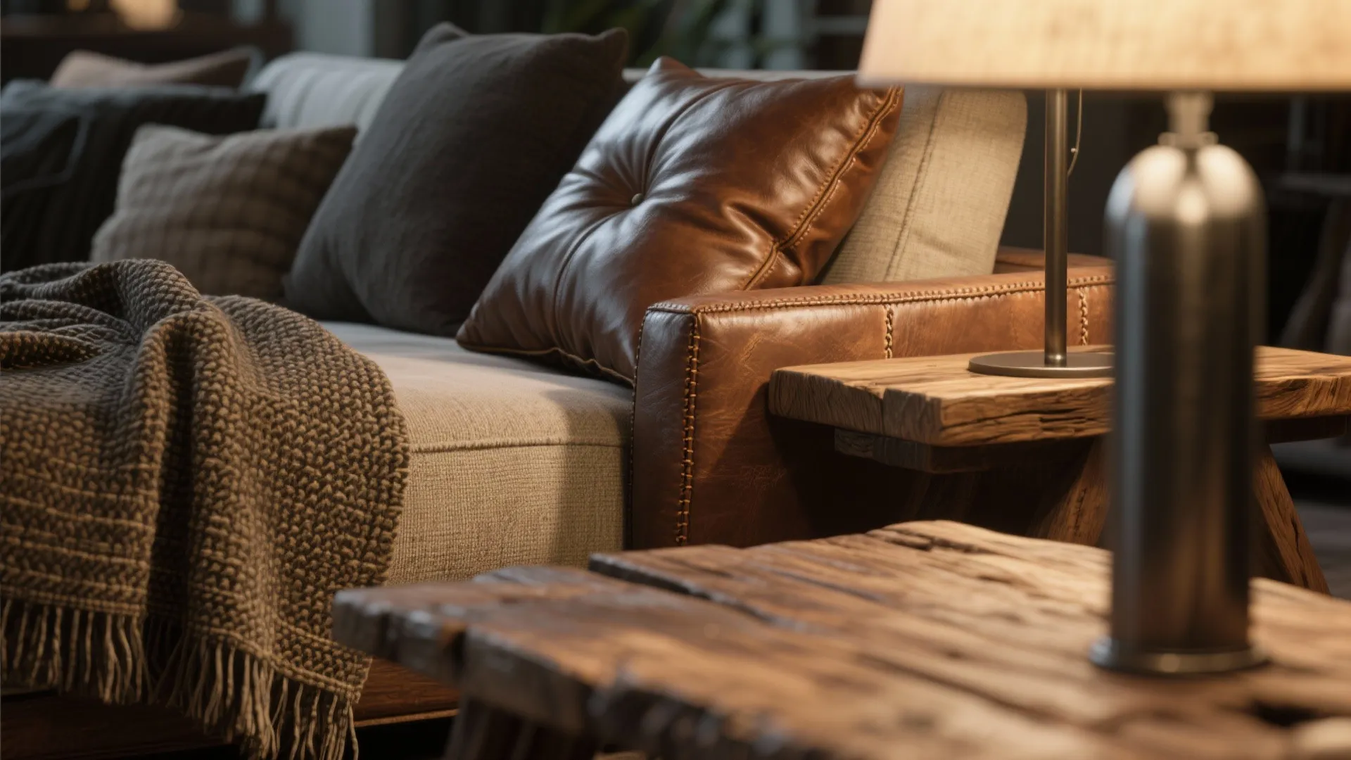 3. Mix materials for warmth