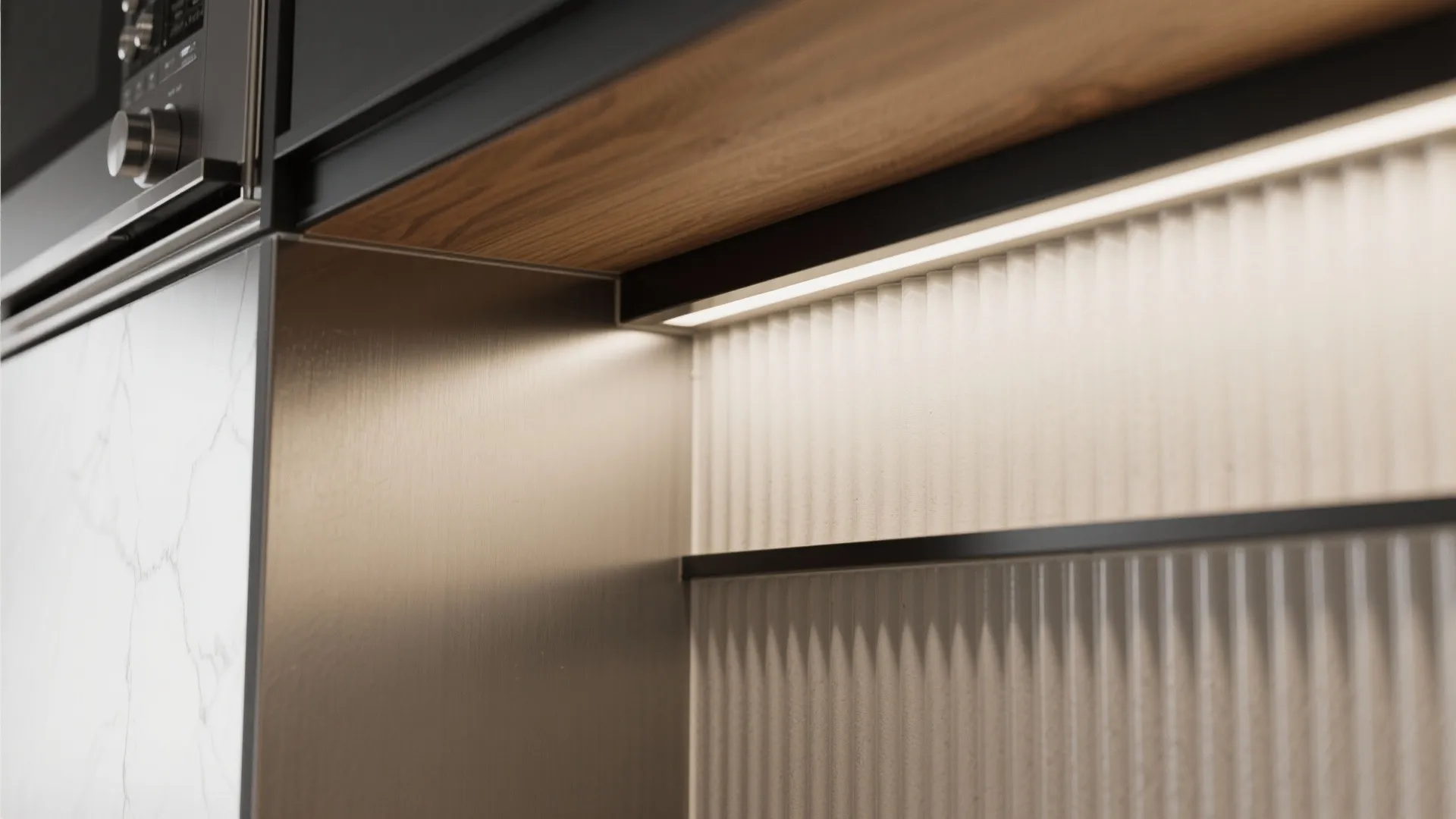 Idea 1: Mix materials for depth (without visual chaos)