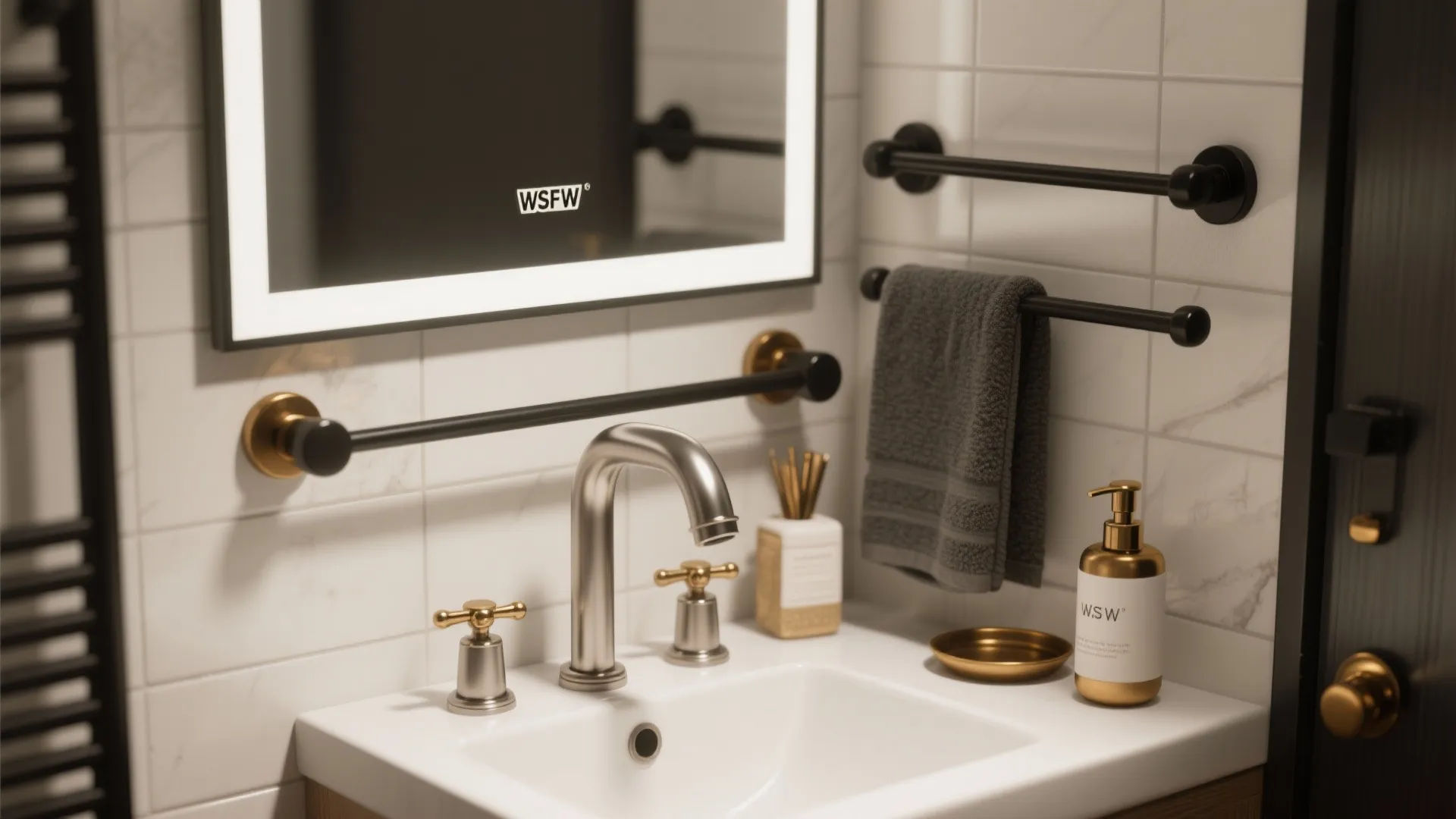 3. Mix metals for modern contrast