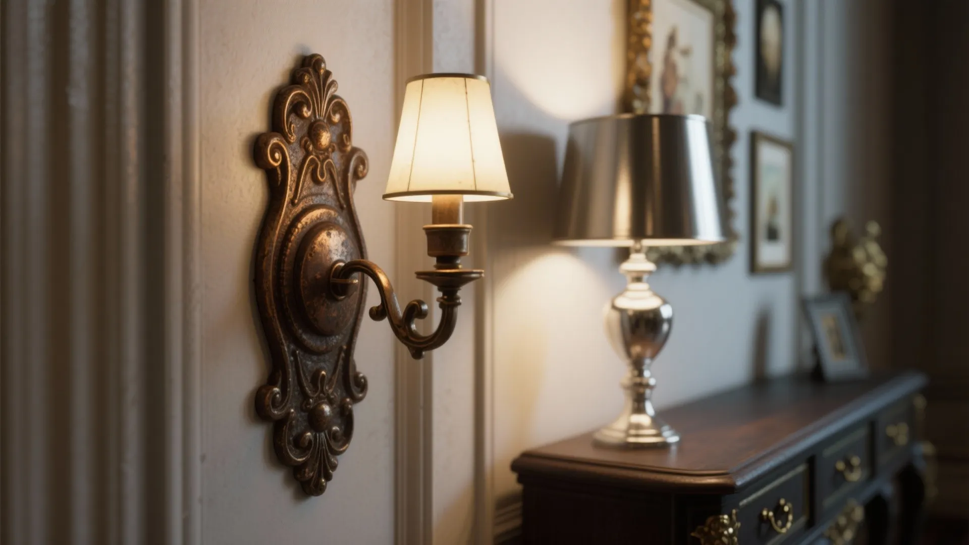 2) Mix metals for curated contrast