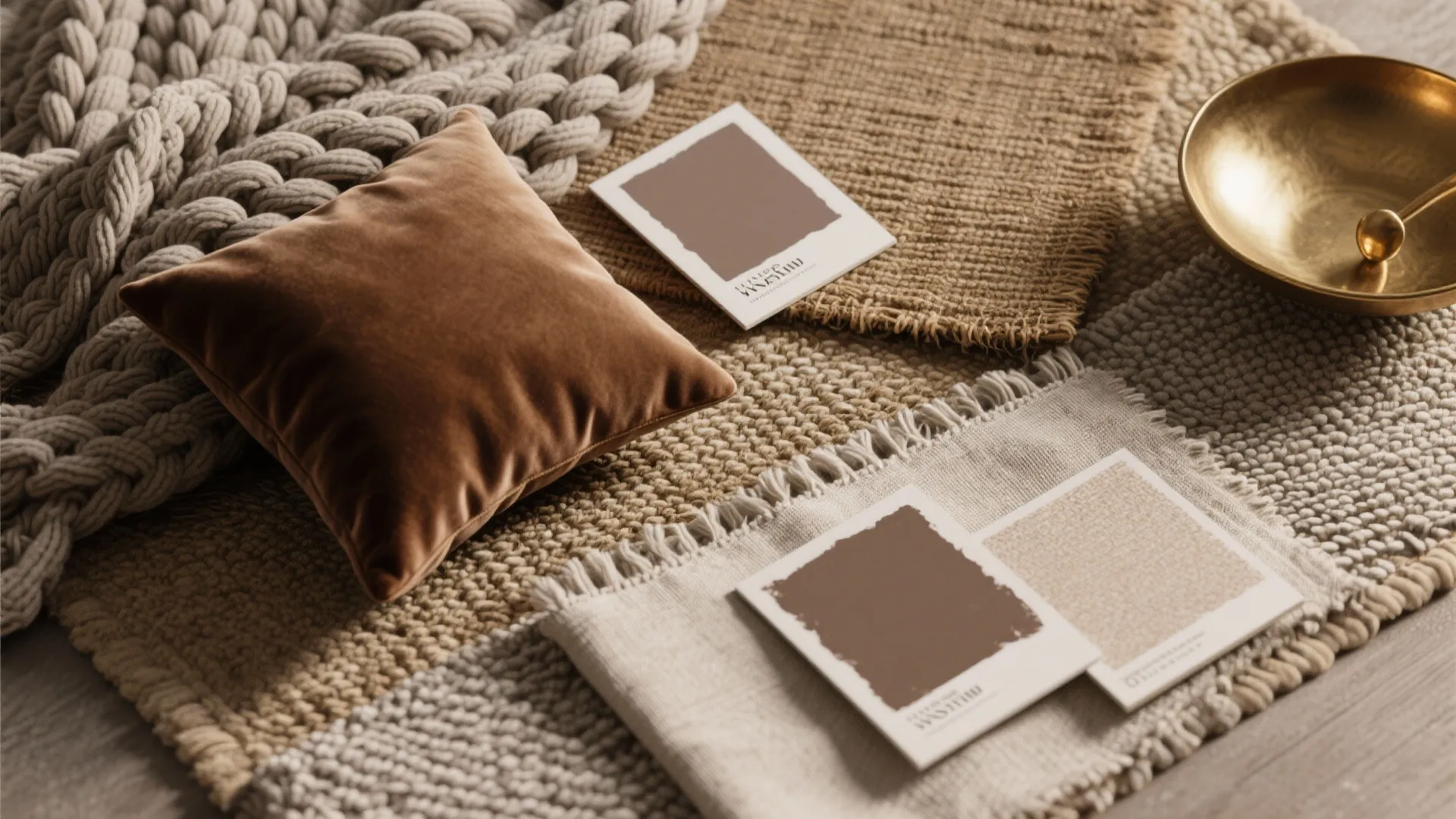 2. Mix textures to avoid “flat taupe”