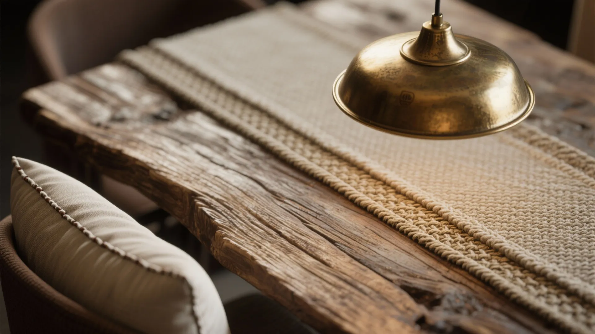 4. Mix of Textures: Wood, Metal, and Soft Fabrics