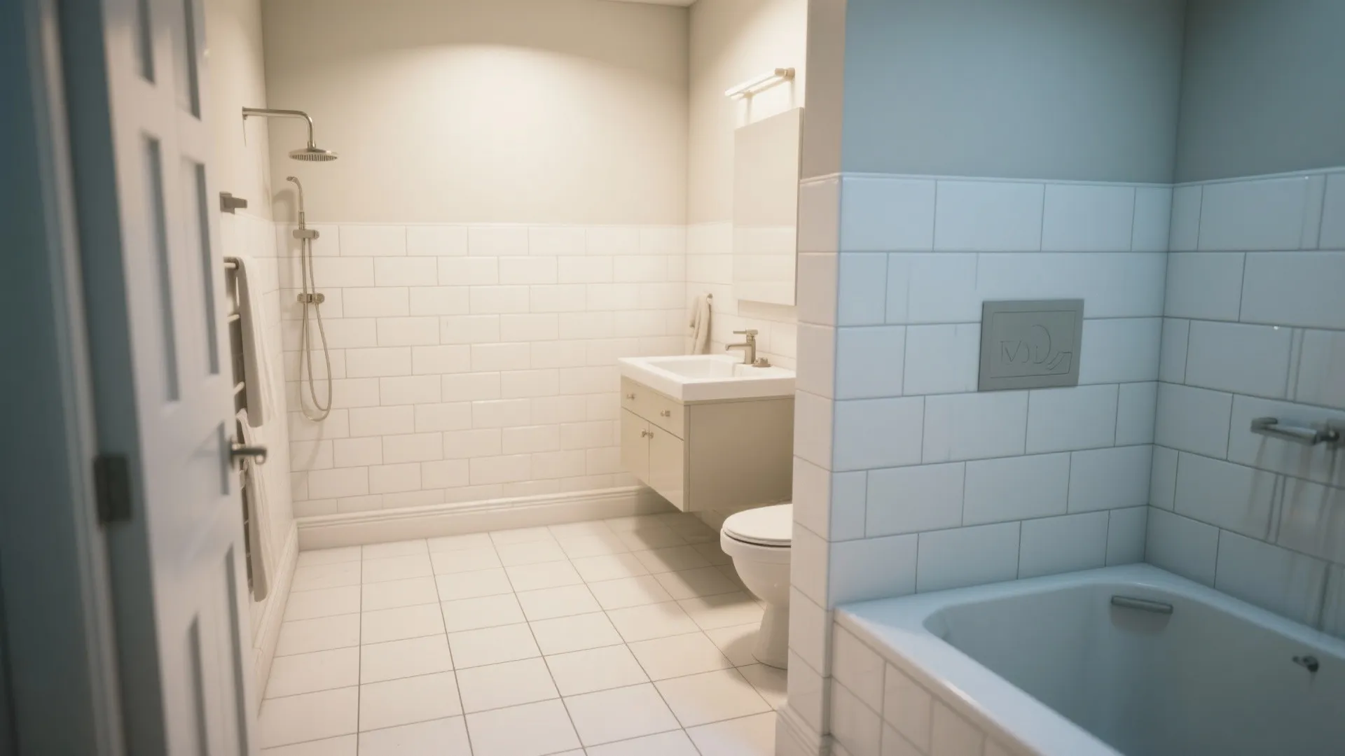 2. Mix tile sizes and patterns