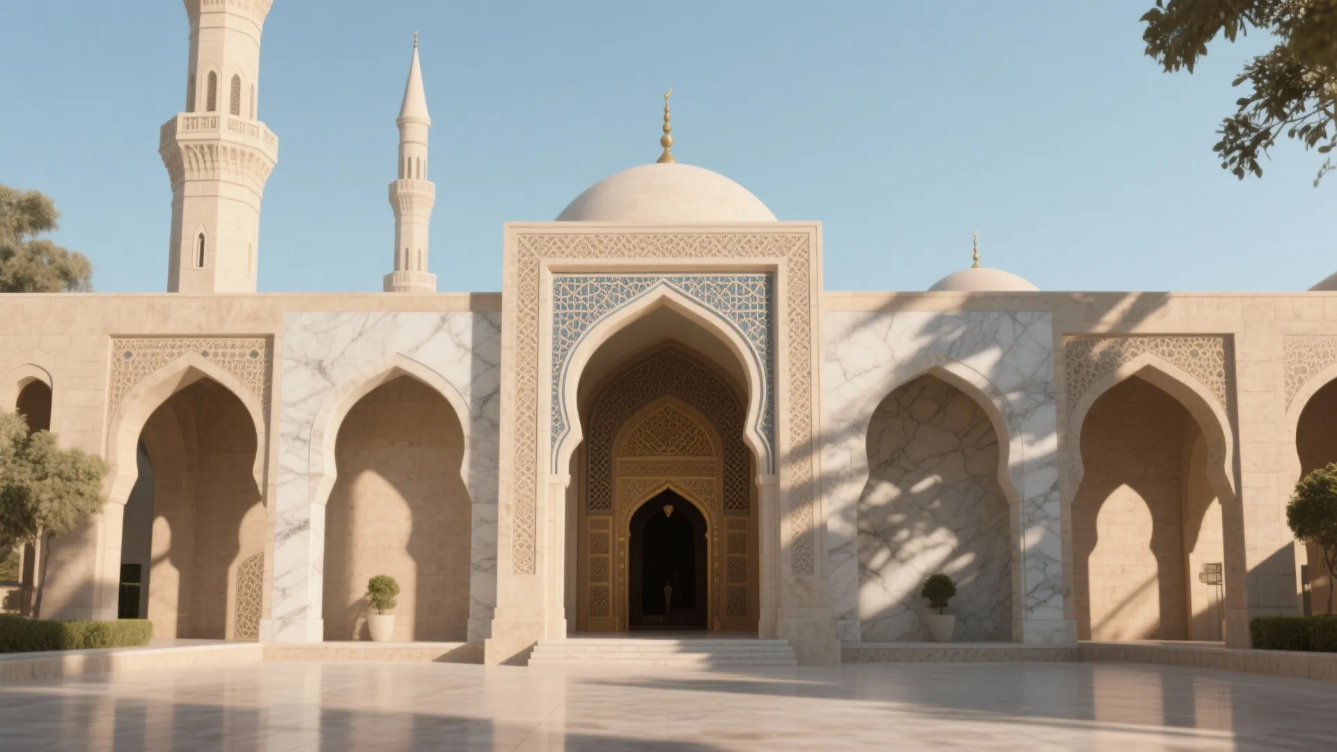 6. Mixed Traditional & Modern Arches