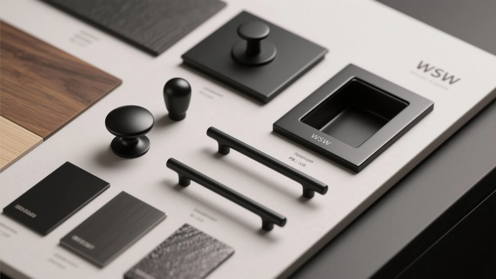 5. Mixed black hardware for layered texture