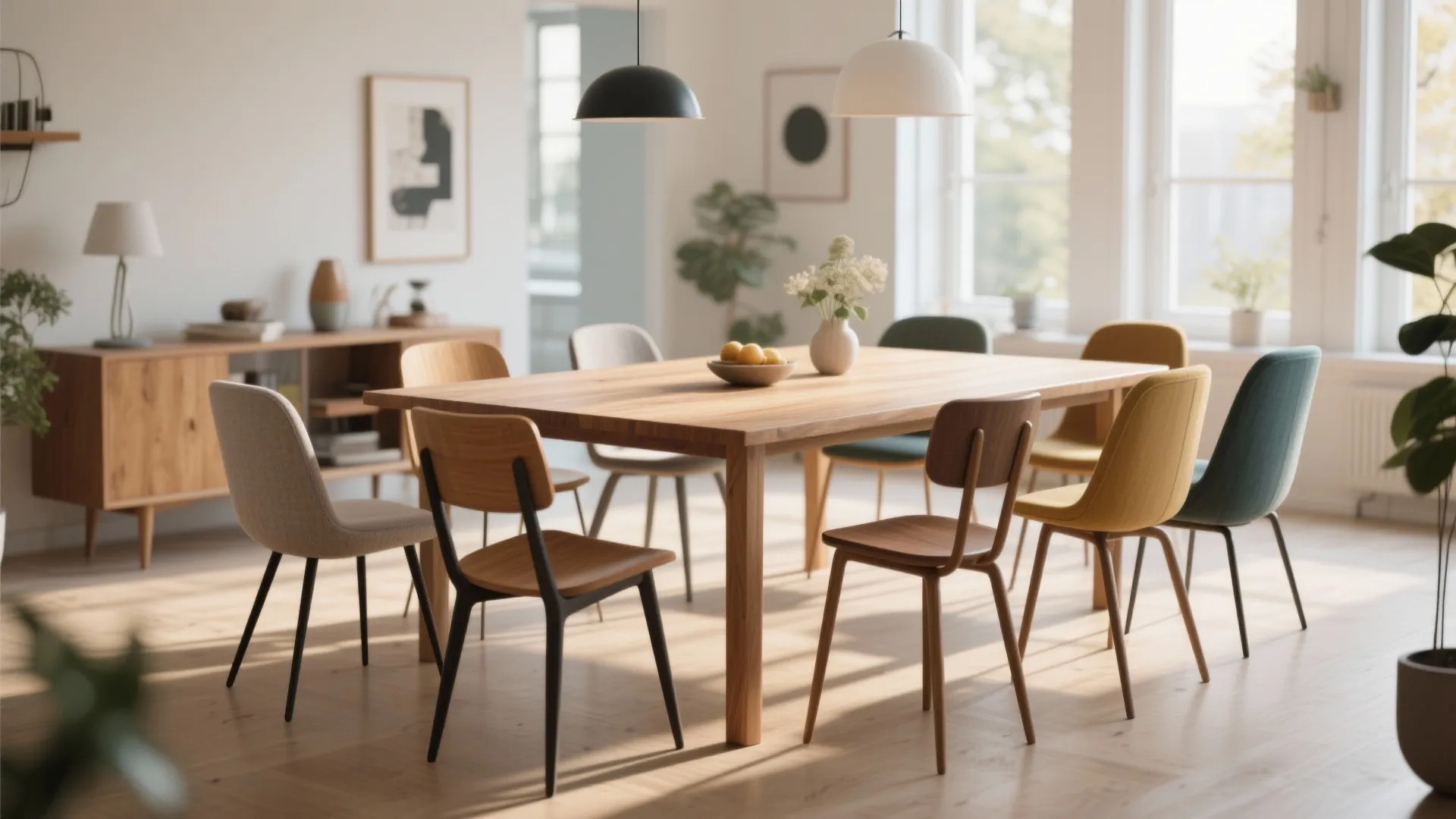 9. Mix-and-Match Chairs