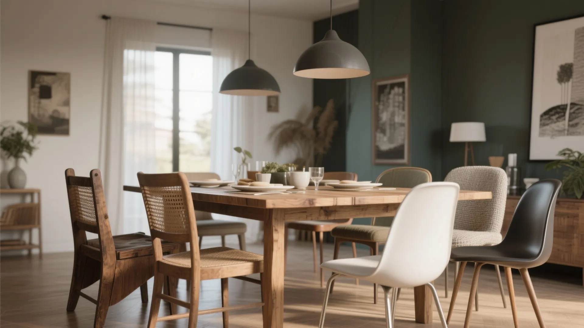 3. Mix-and-Match Chairs