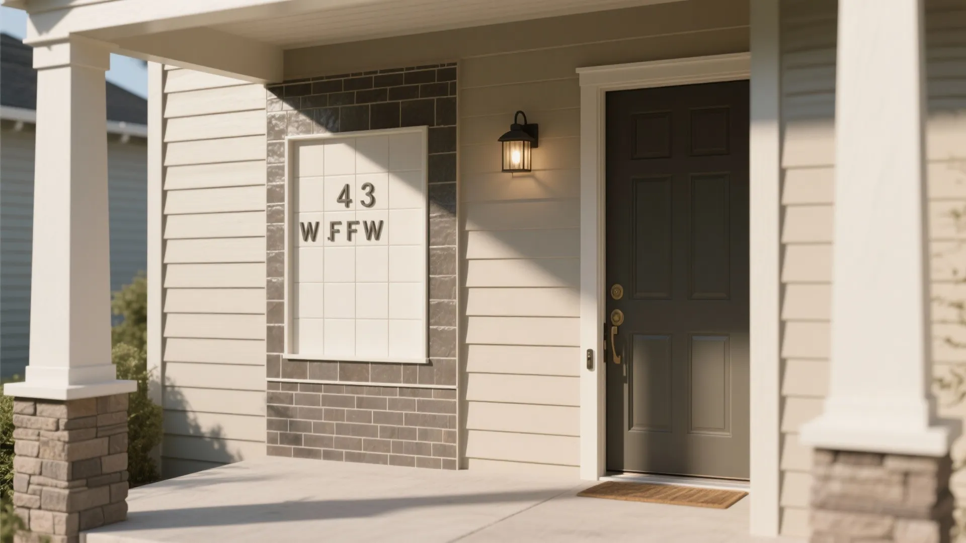 Mixed Cladding: Tile Meets Siding for Depth