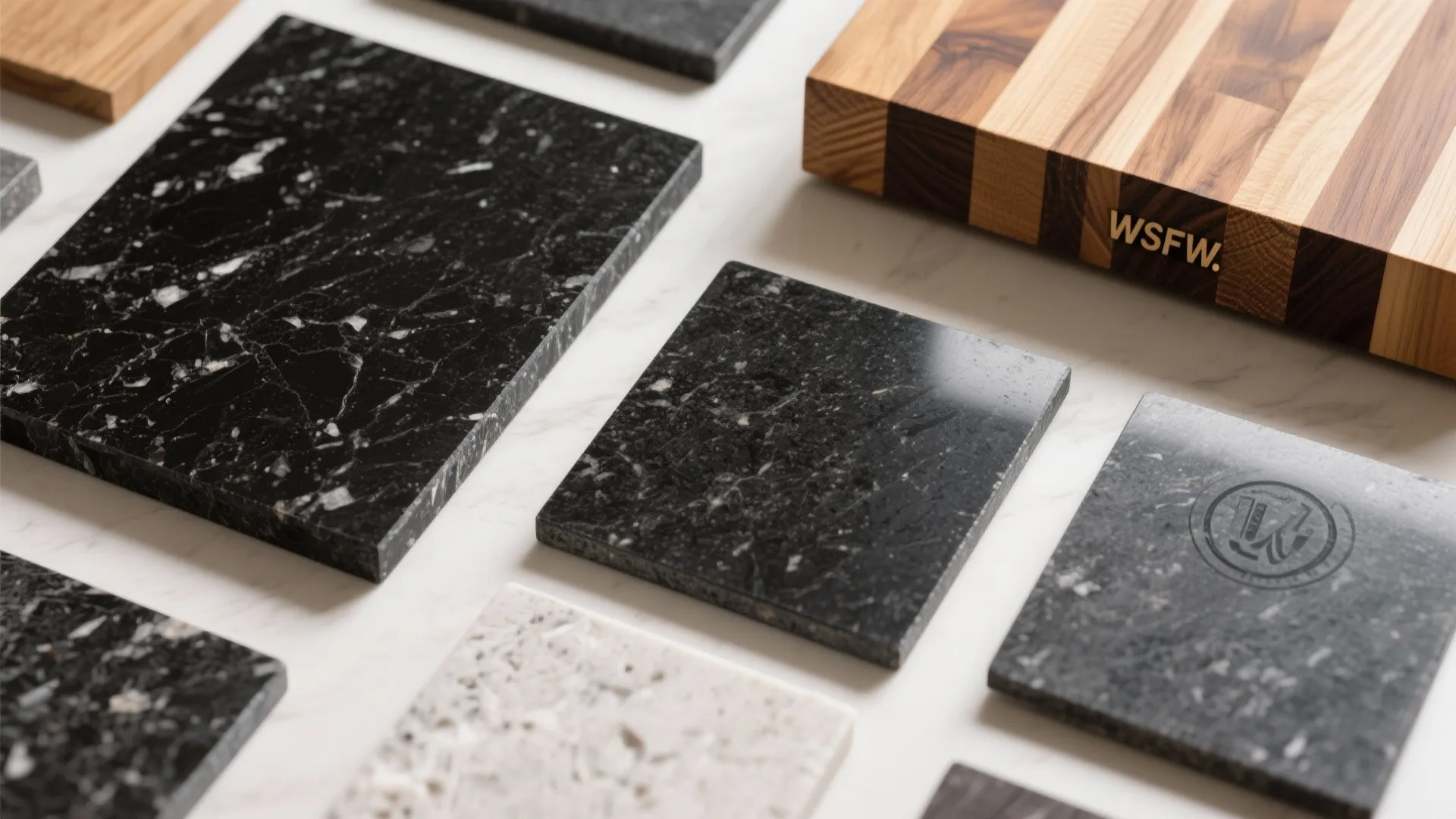 7. Mixed Material Countertops