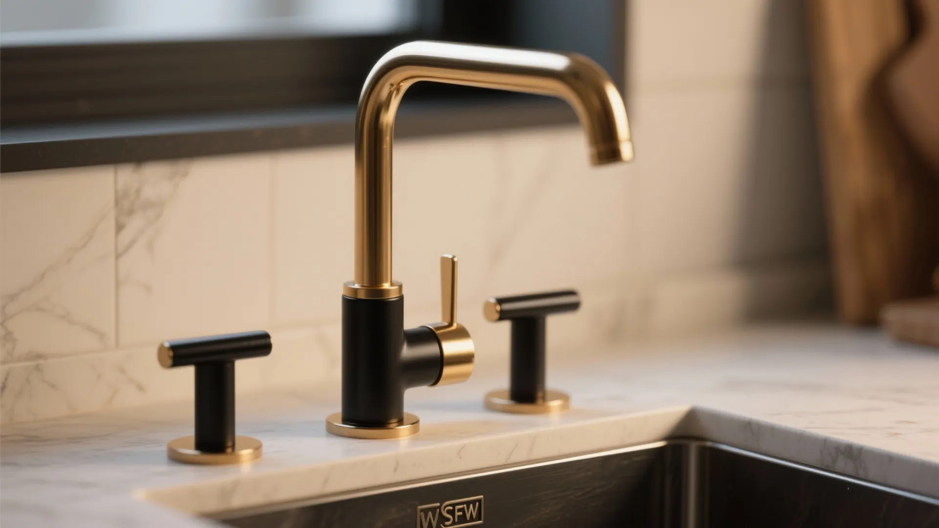 5. Mix finishes for a designer touch