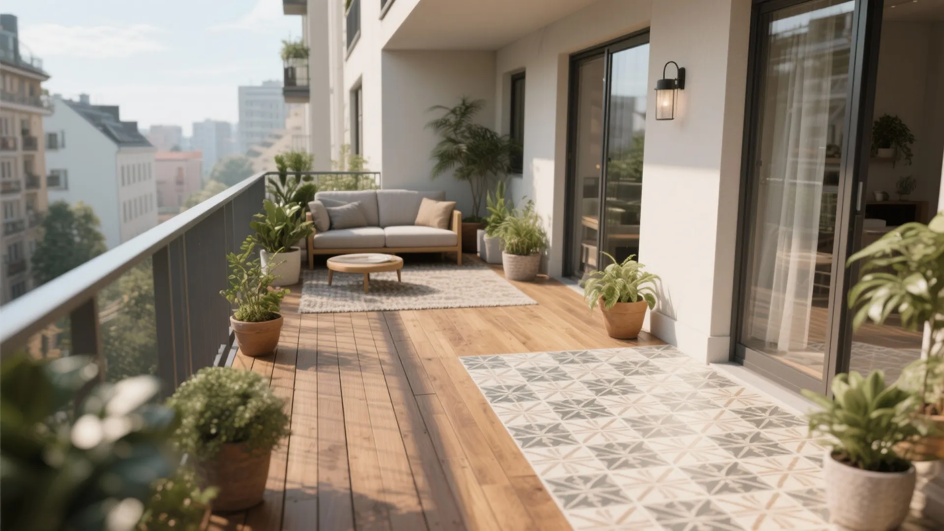 5. Mixed Material Flooring