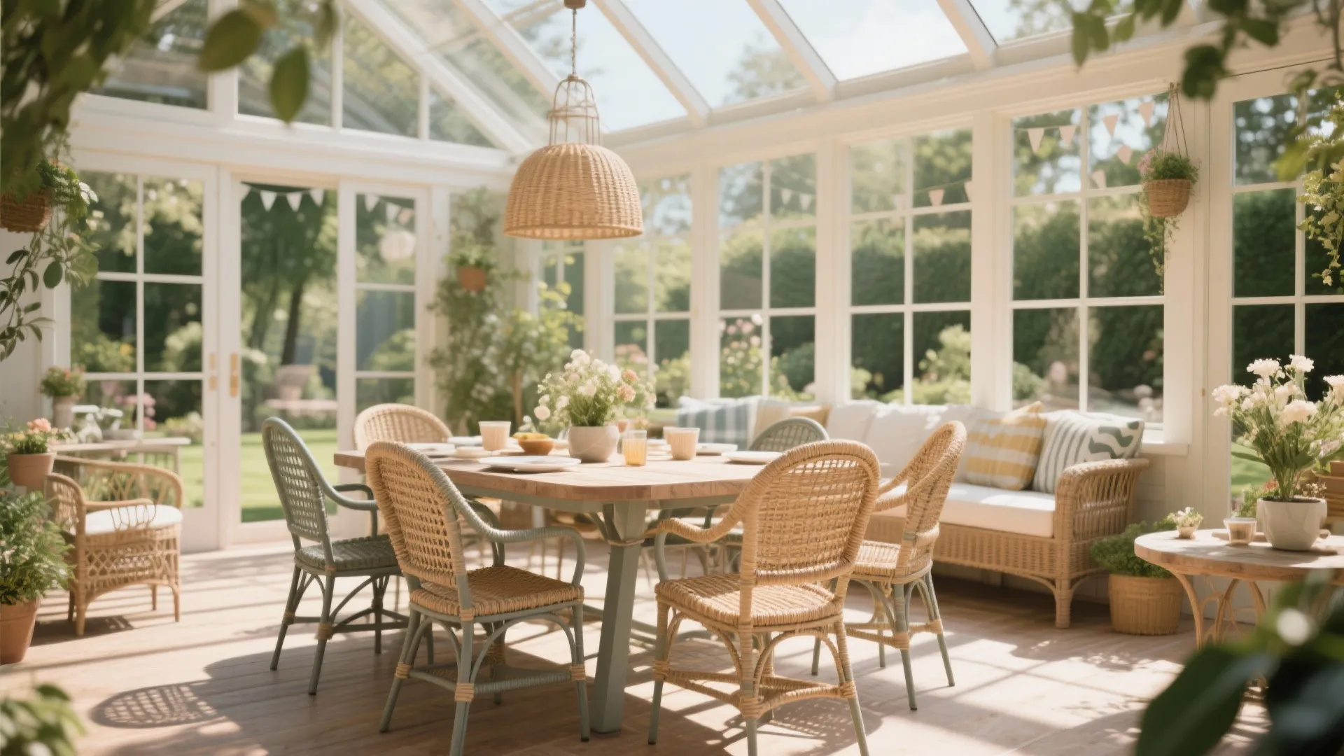 9. Mix Indoor-Outdoor Furniture