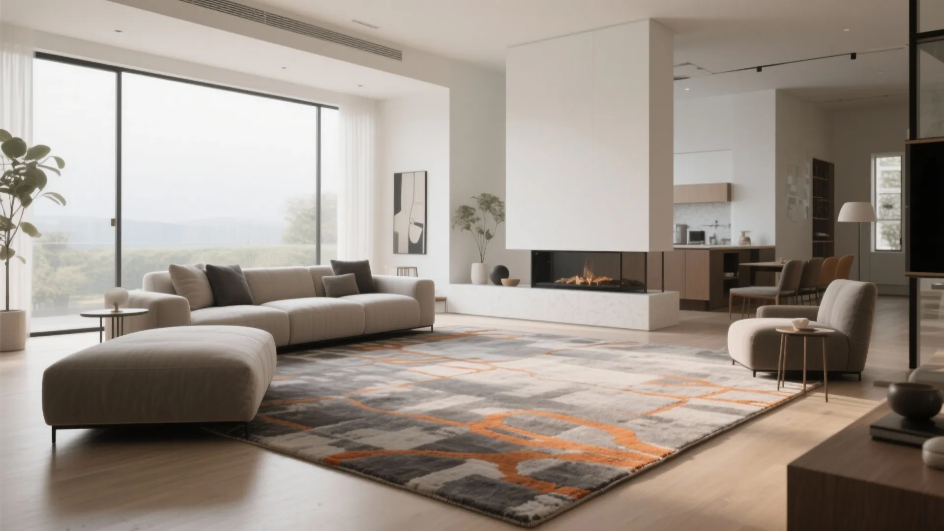 3. Mixed Color Rugs