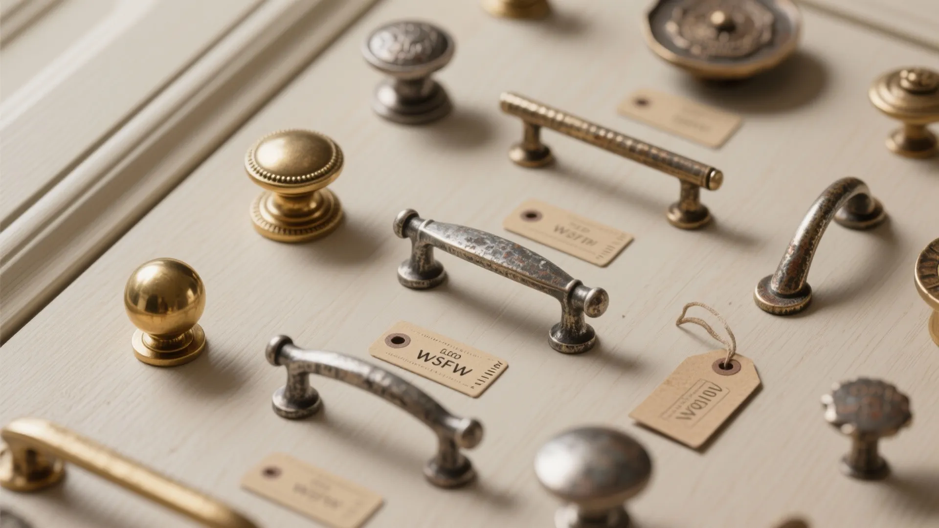 3. Mixed hardware for collected-over-time vibe