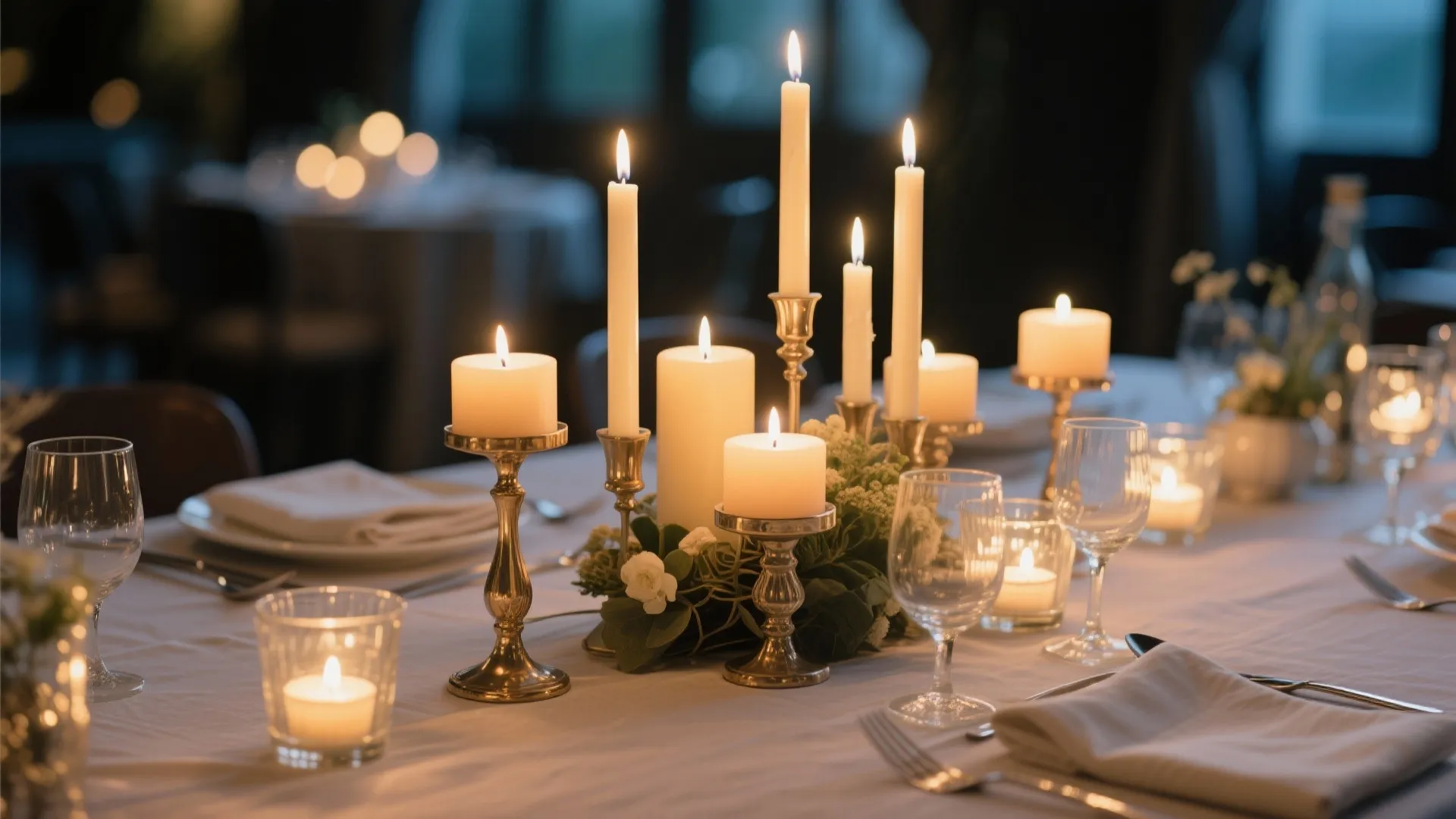 2. Mixed Height Candles