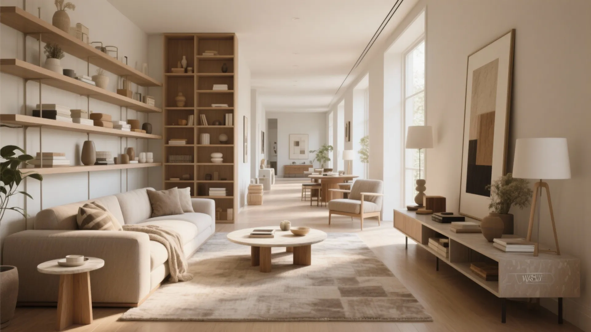 9. Mixed-Height Furniture