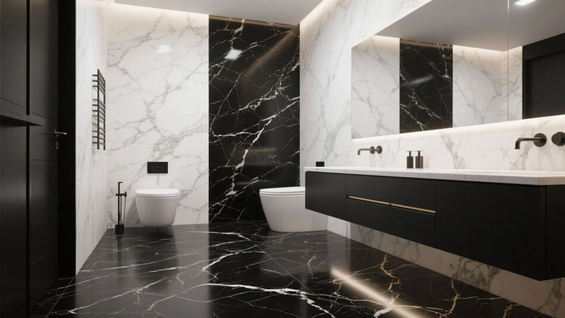 6. Mixed Marble Tones