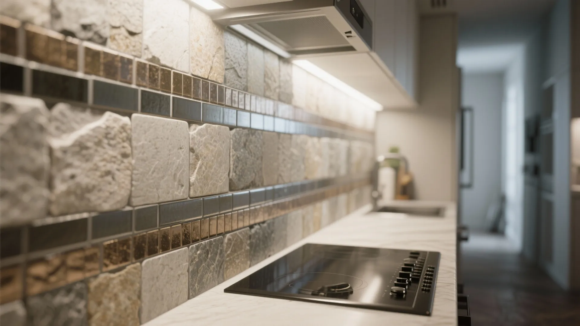 4. Mixed-Material Mosaic Strips