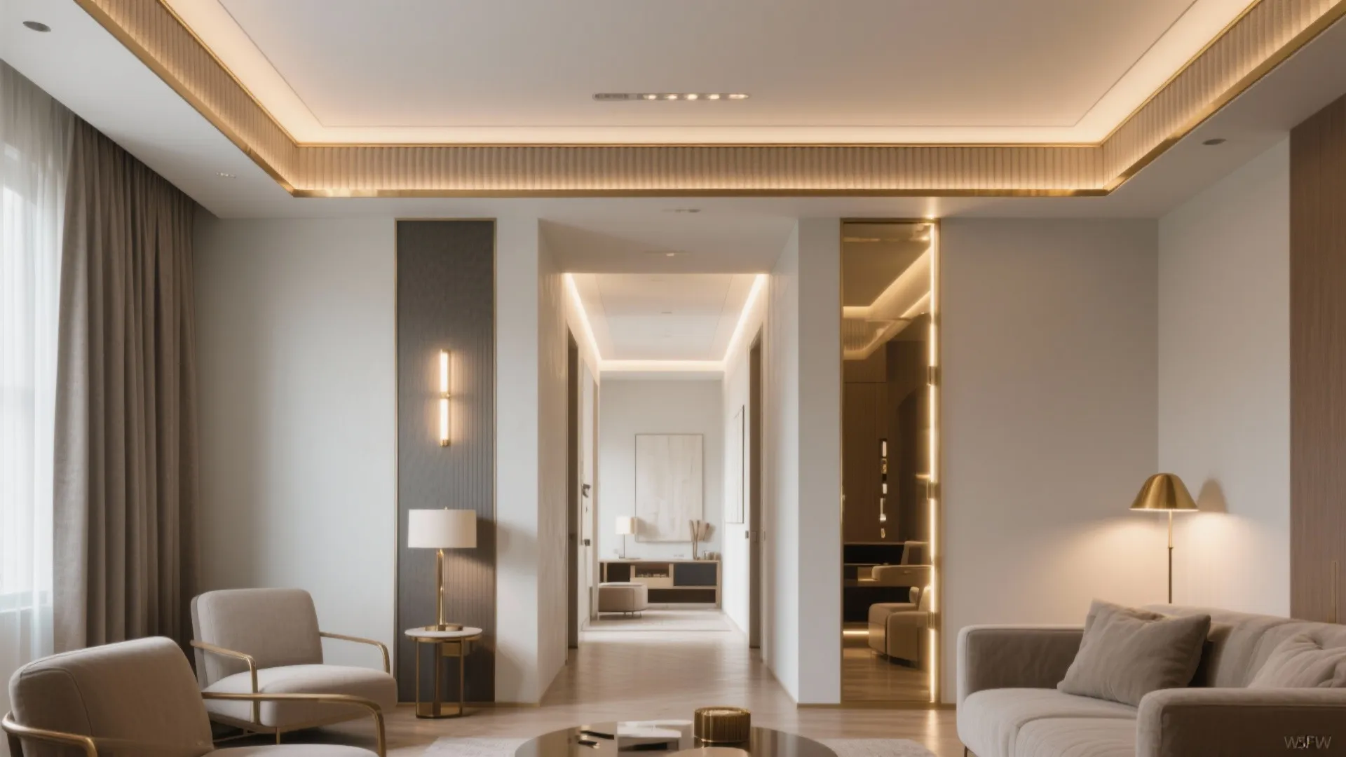 Mixed-Material Bands with Smart Dimming