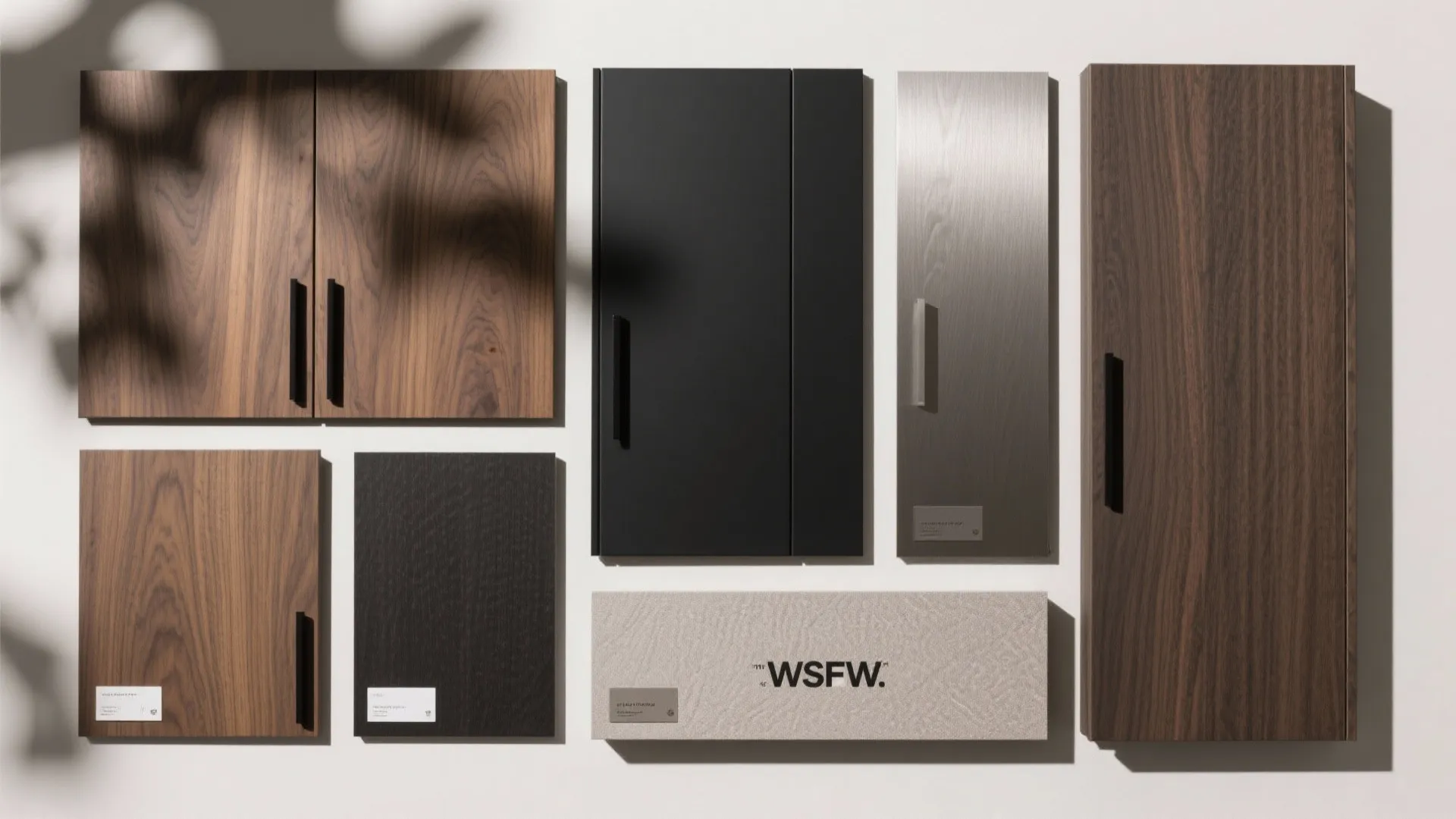 Mixed Material Cupboard Faces